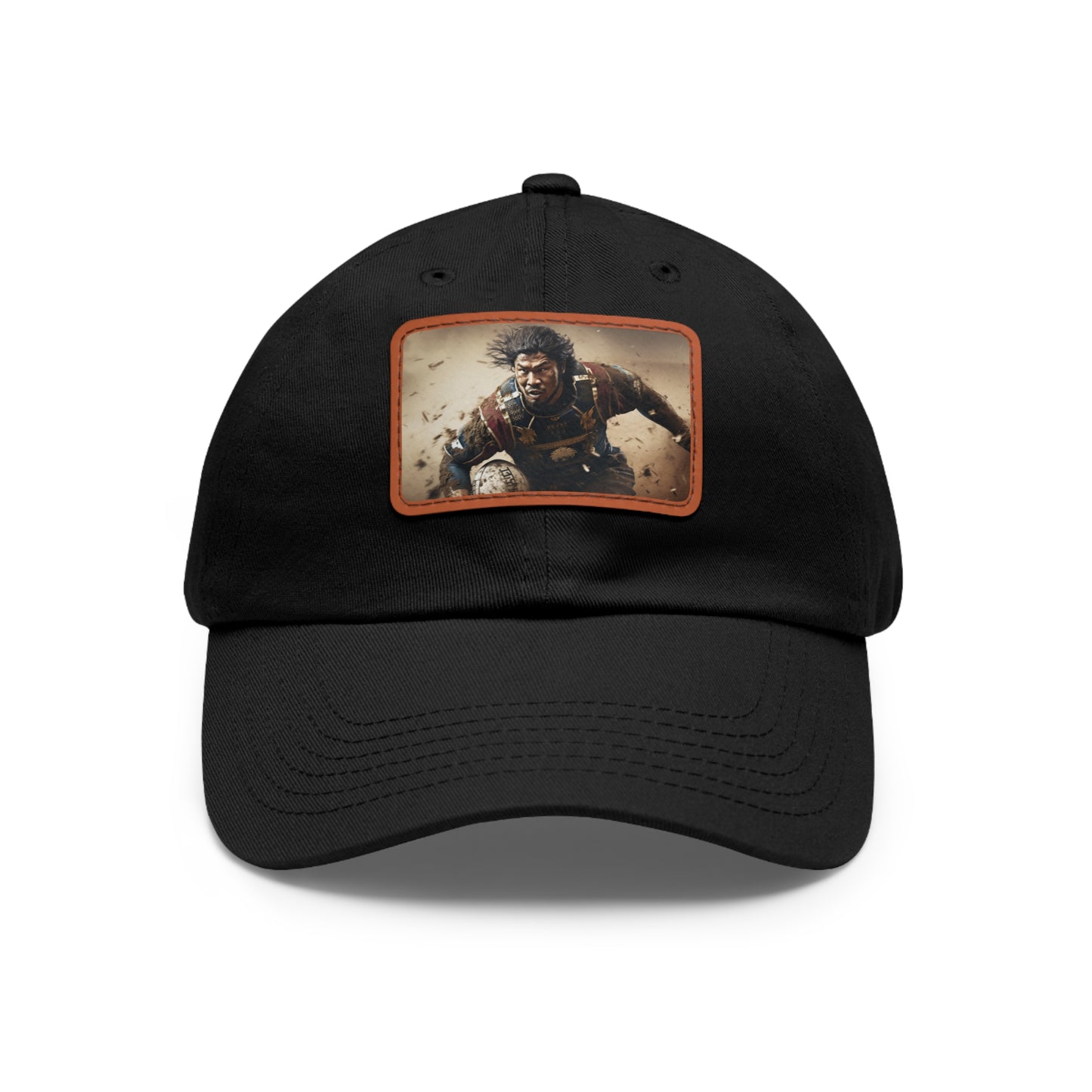 Samurai Rectangle Leather Patch Hat