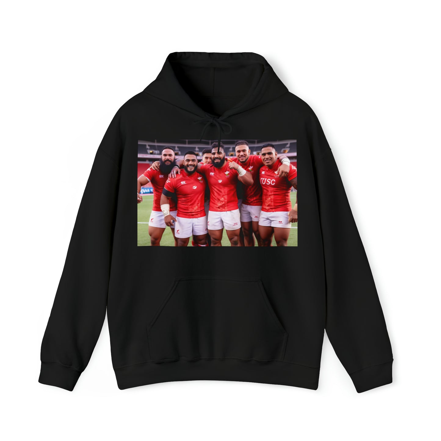 Post Match Tonga - dark hoodies