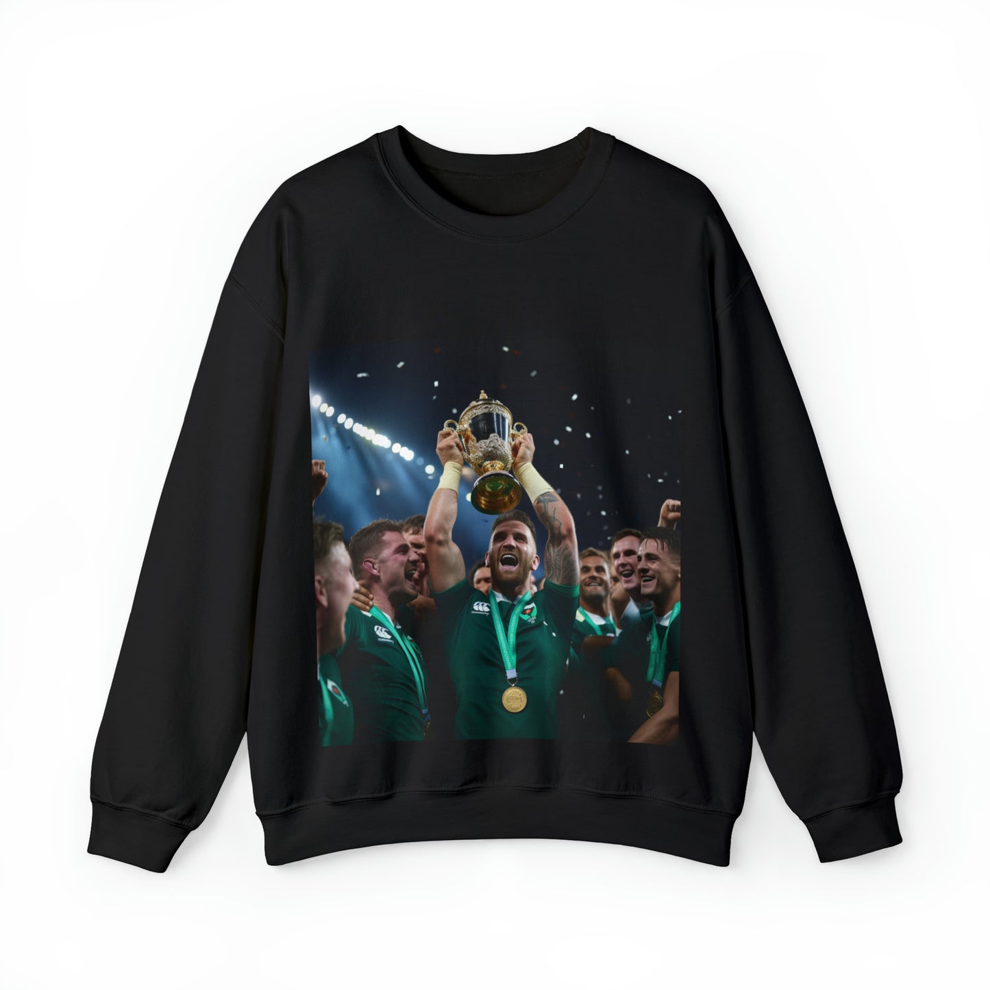 Ireland lifting the RWC - black sweatshirt