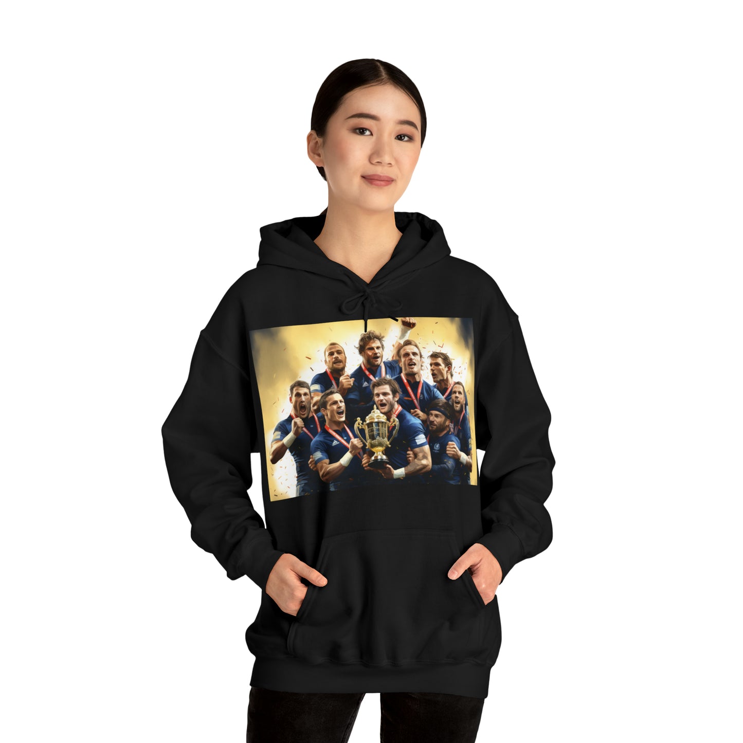 France Winning RWC 2023 - dark hoodies