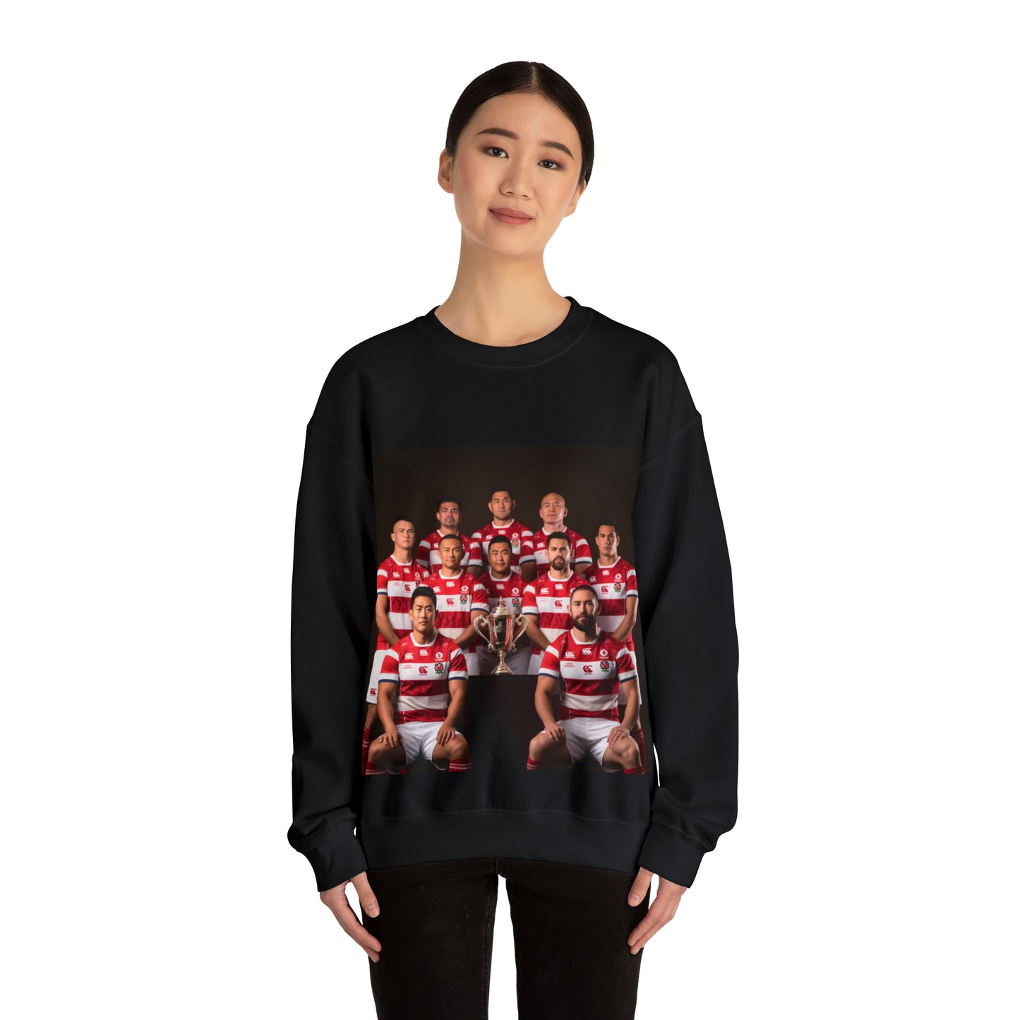 Japan RWC photoshoot - black sweatshirt