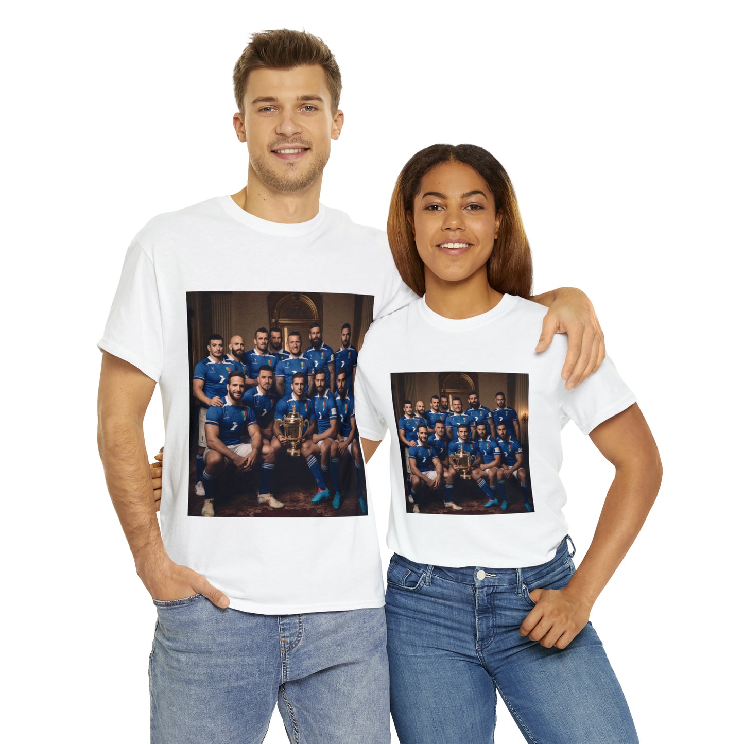 Italy World Cup photoshoot - light shirts