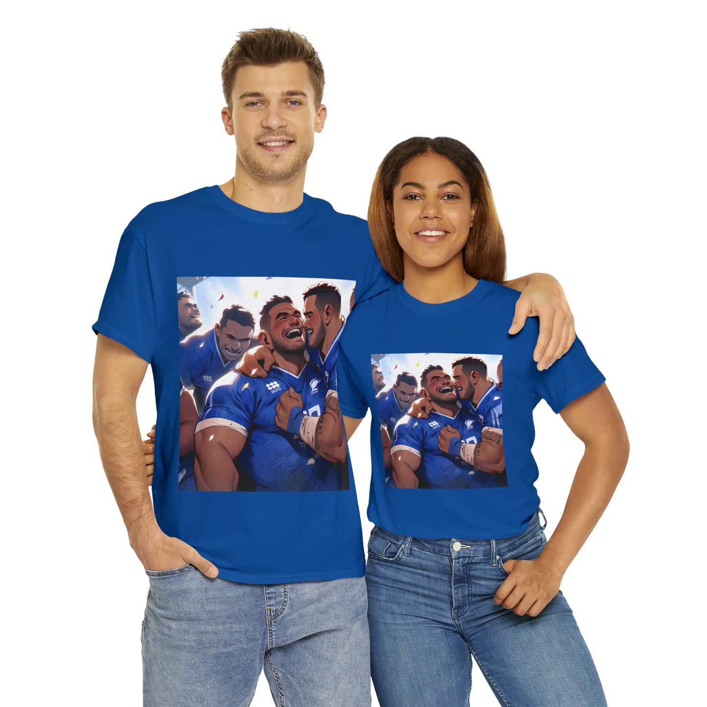 Post Match Samoa - dark shirts
