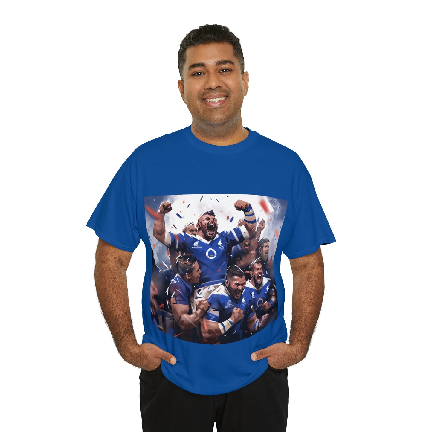 France Celebrating - dark shirts