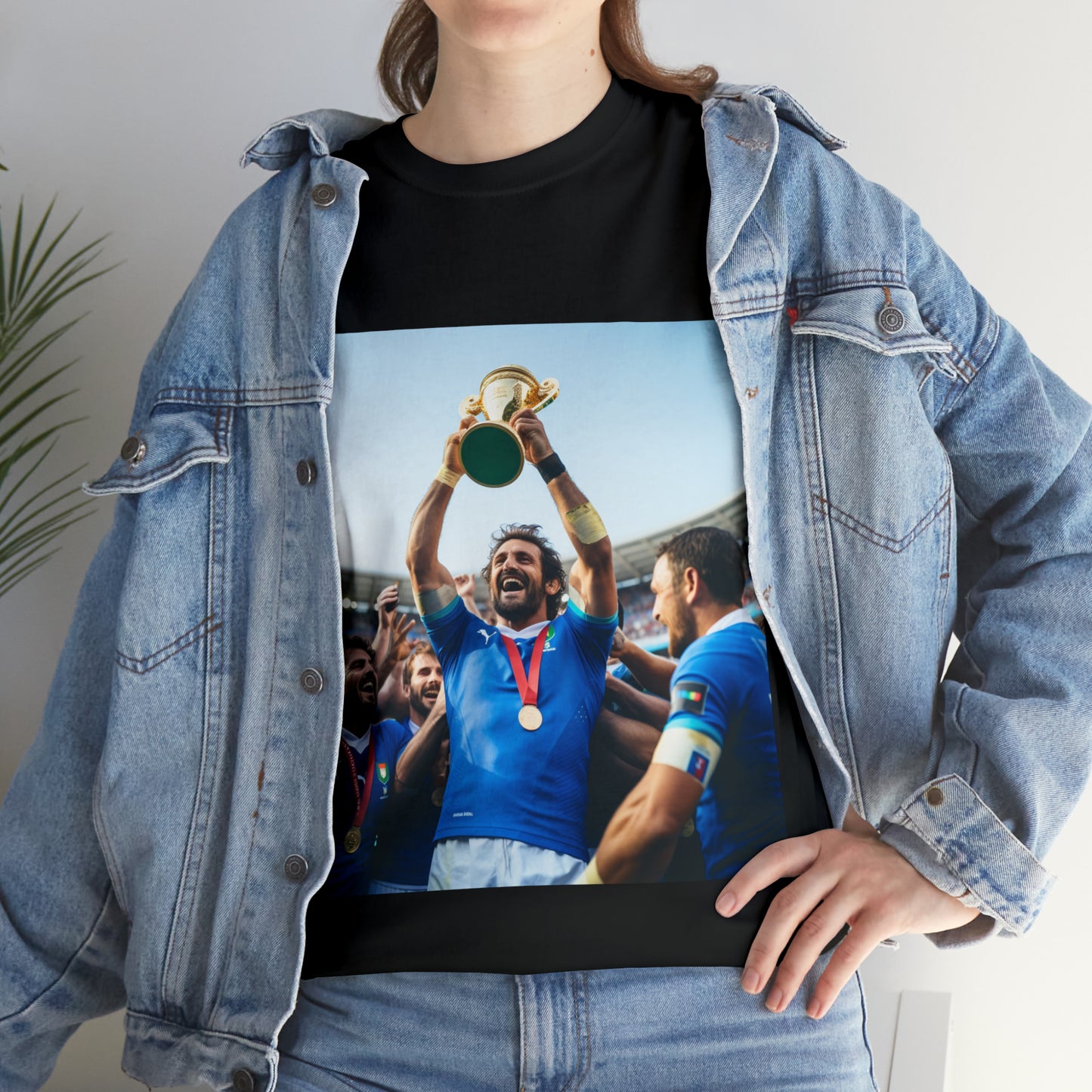 Italy Lifting the RWC - dark shirts