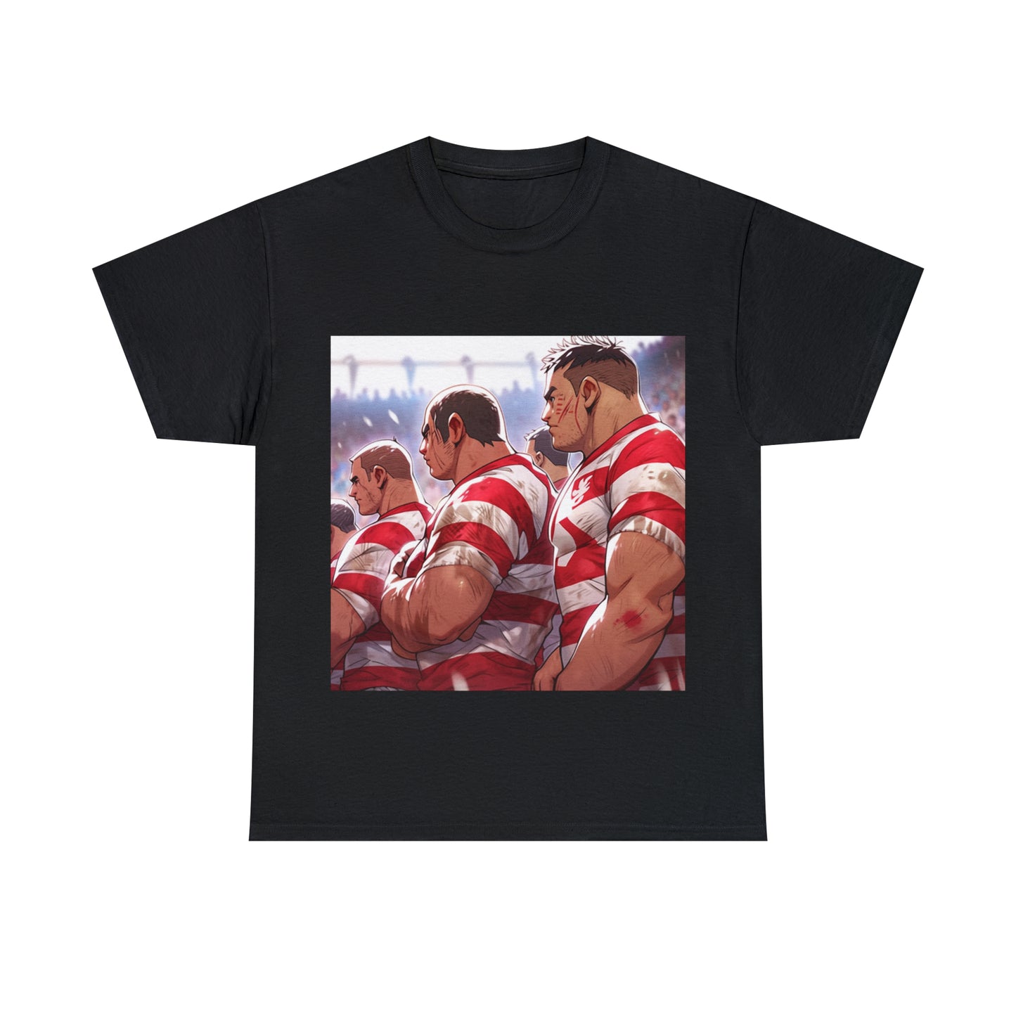 Post Match Japan - dark shirts