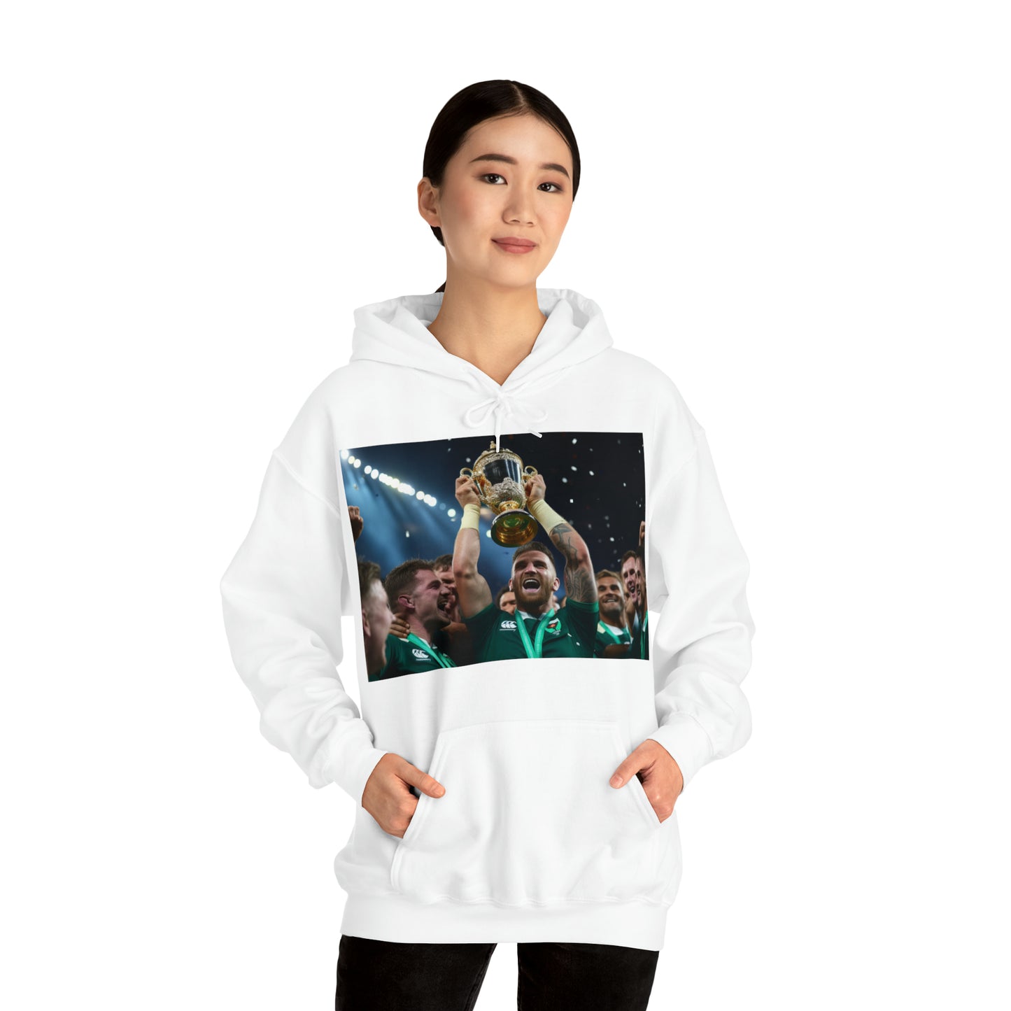 Ireland lifting the RWC - light hoodies