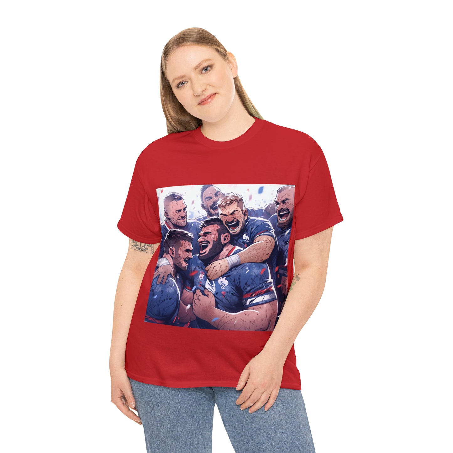 Post Match France - dark shirts
