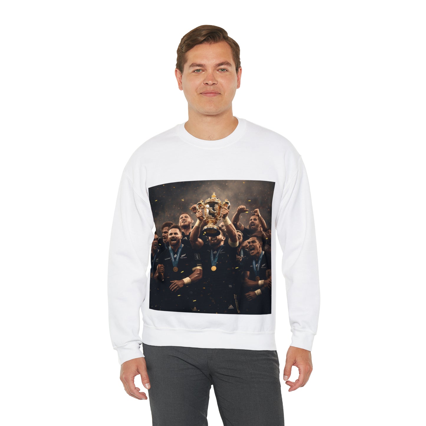 All Blacks World Cup Winners - light sweatshirts