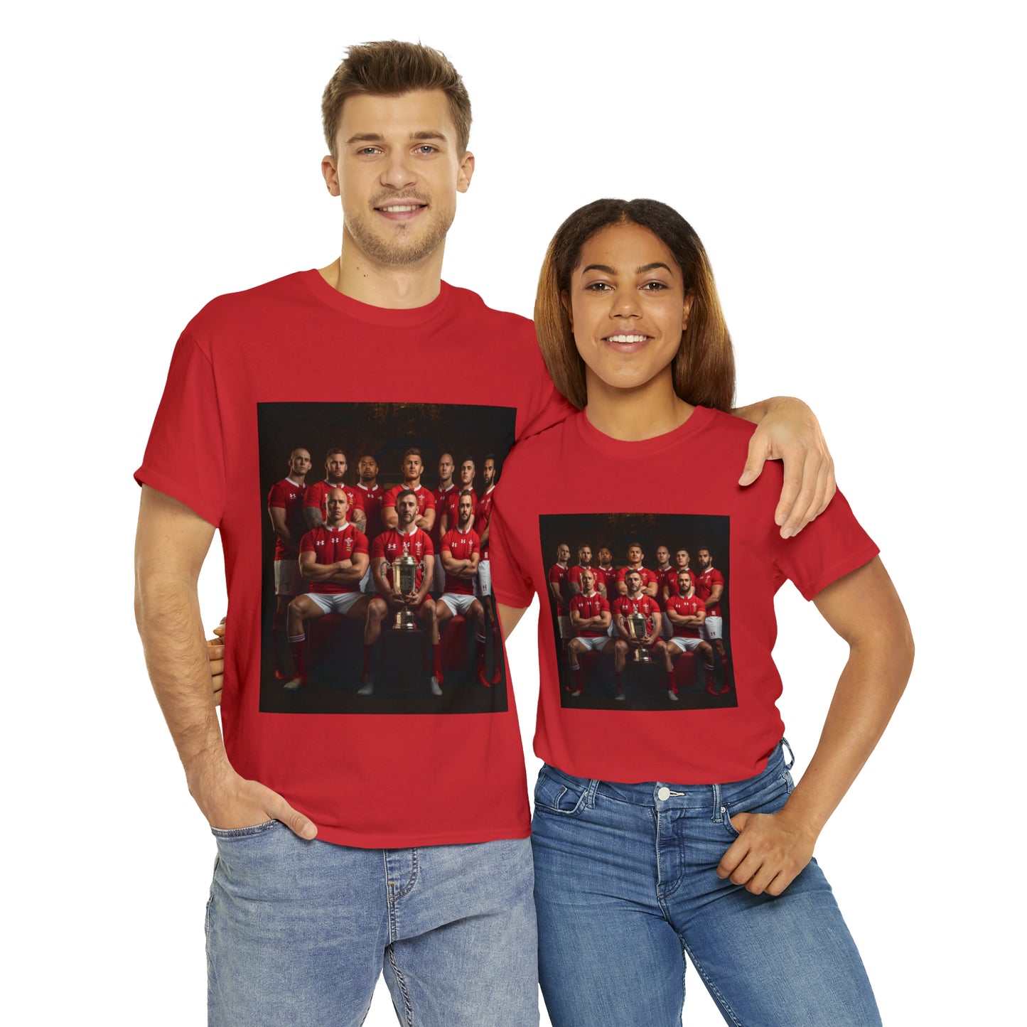 Wales RWC Photoshoot - dark shirts