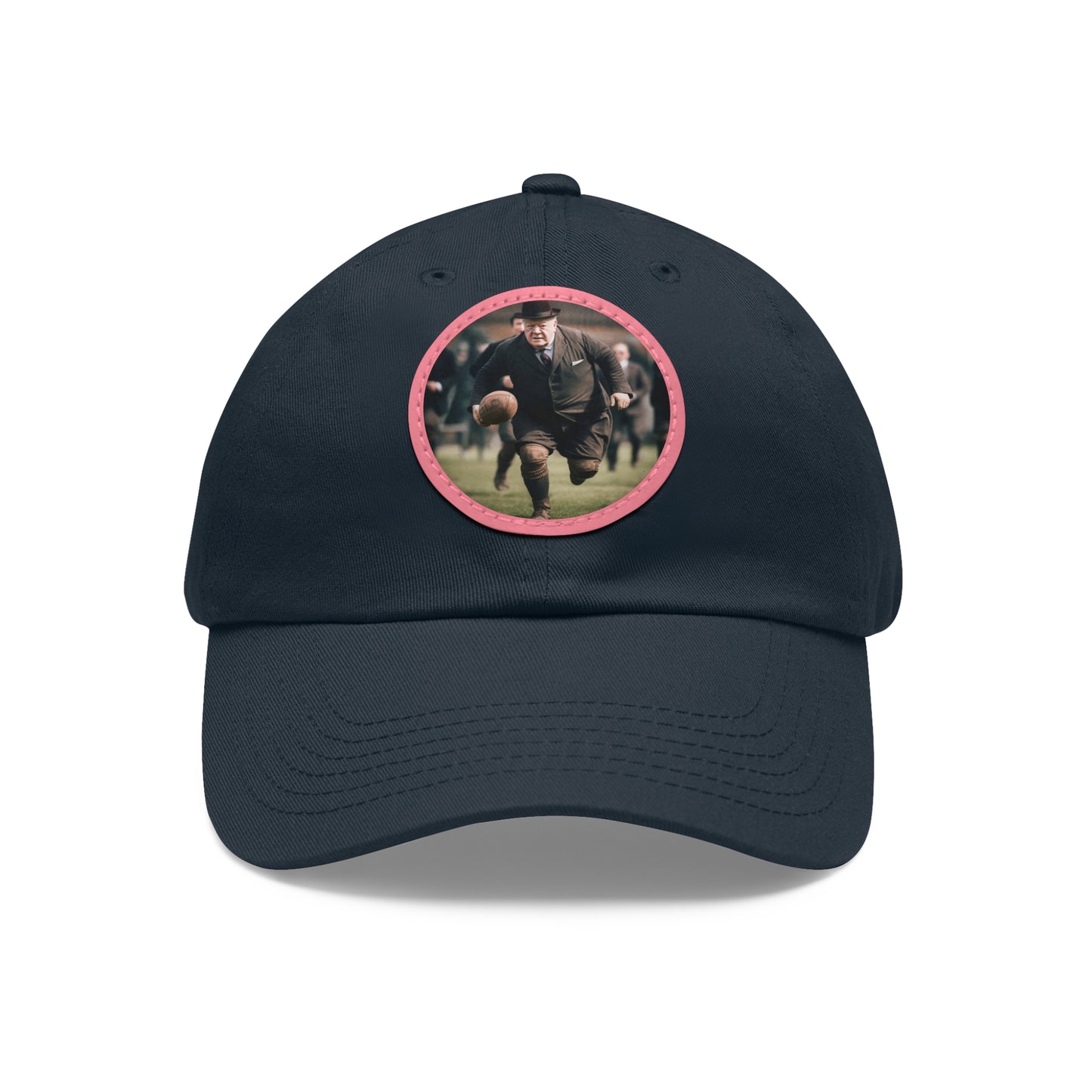Winston Churchill Round Patch hat
