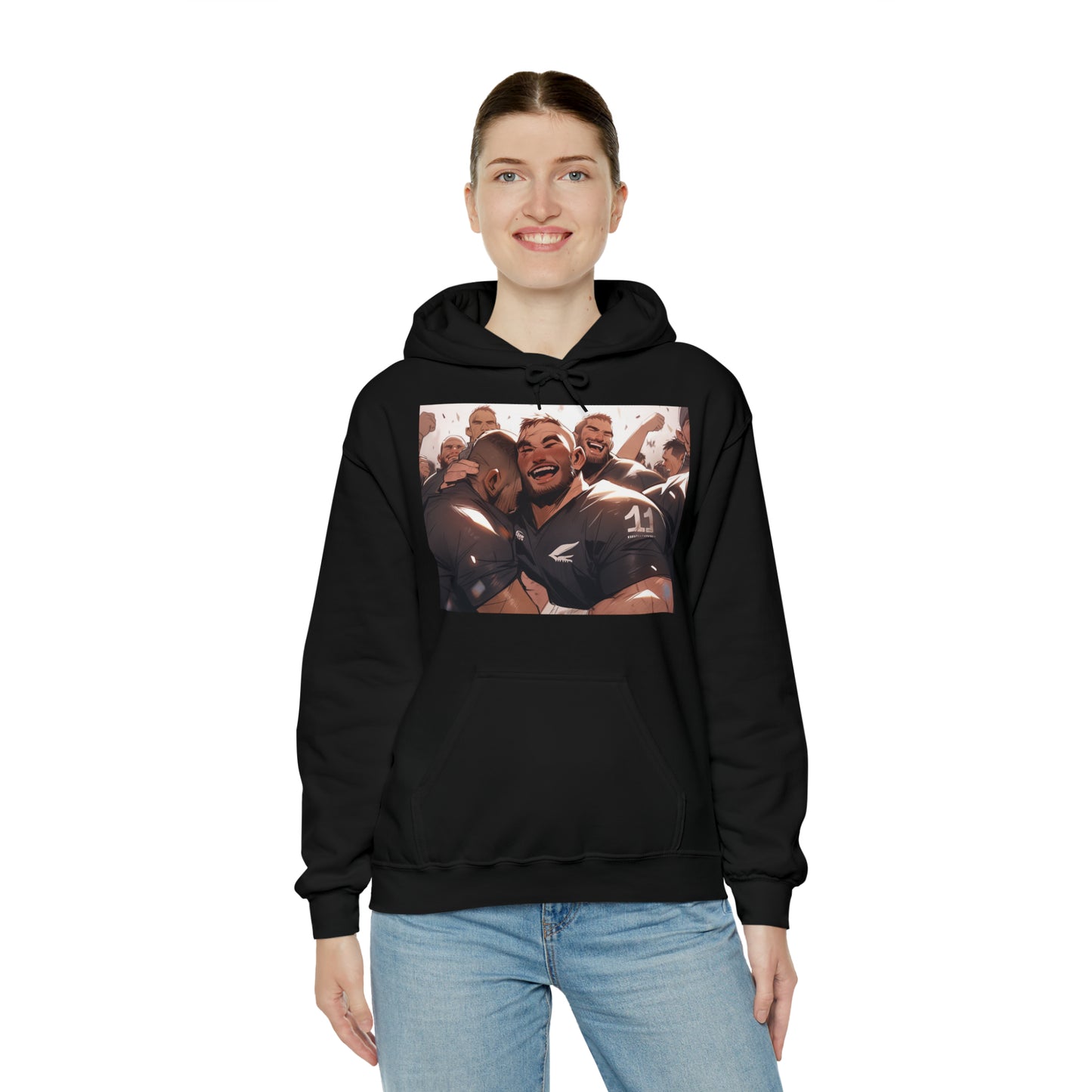 All Blacks Celebrating - black hoodie