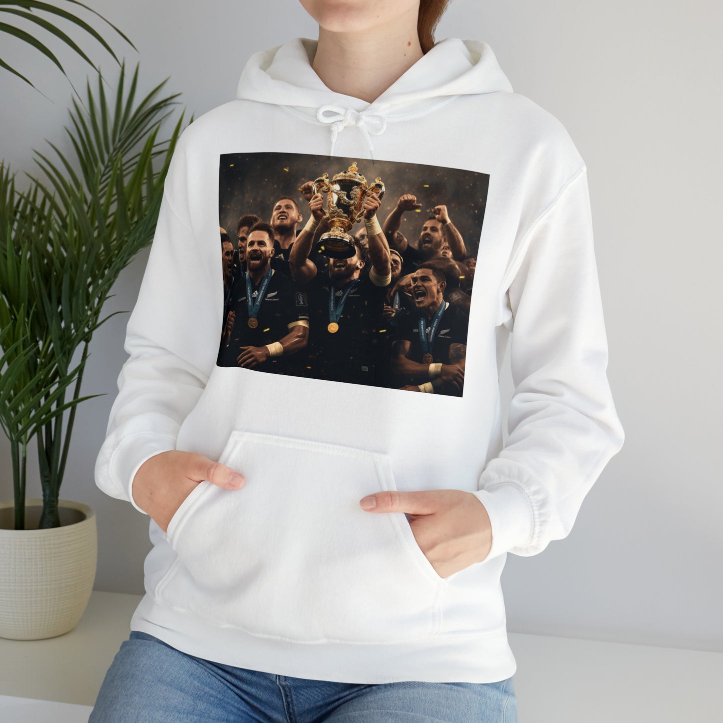 All Blacks World Cup Winners - light hoodies