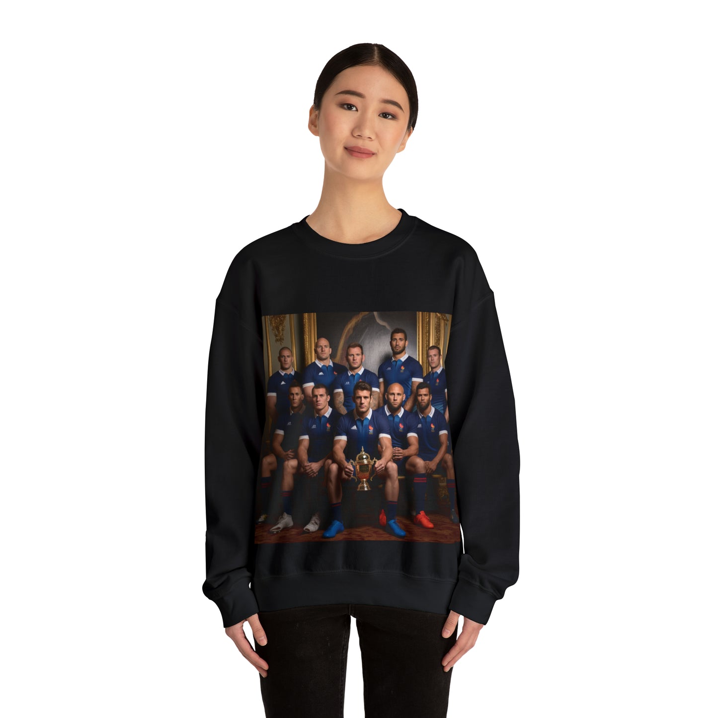 France World Cup Photoshoot - dark sweatshirts