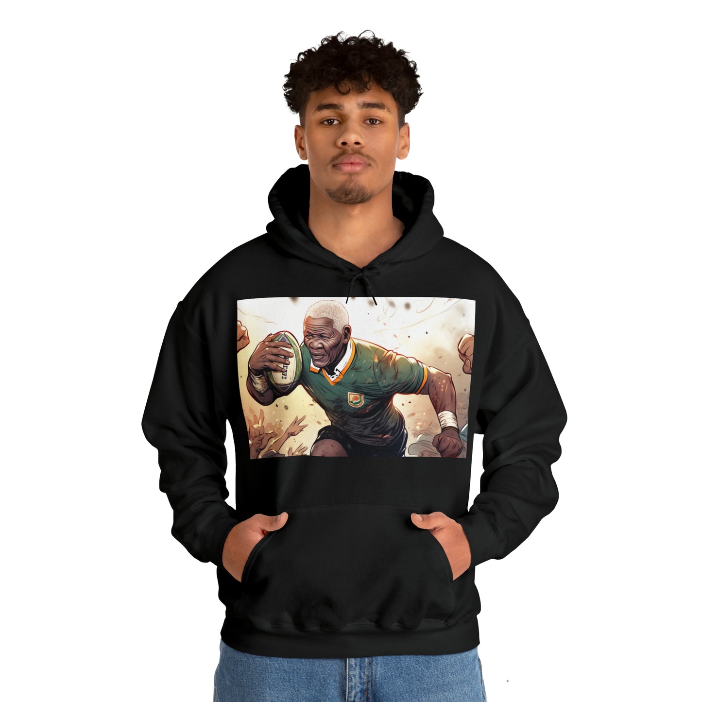 Rugby Mandela - dark hoodies