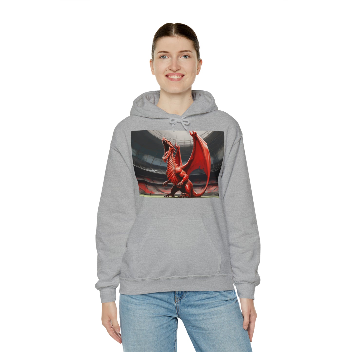 Welsh Dragon 2 - light hoodies