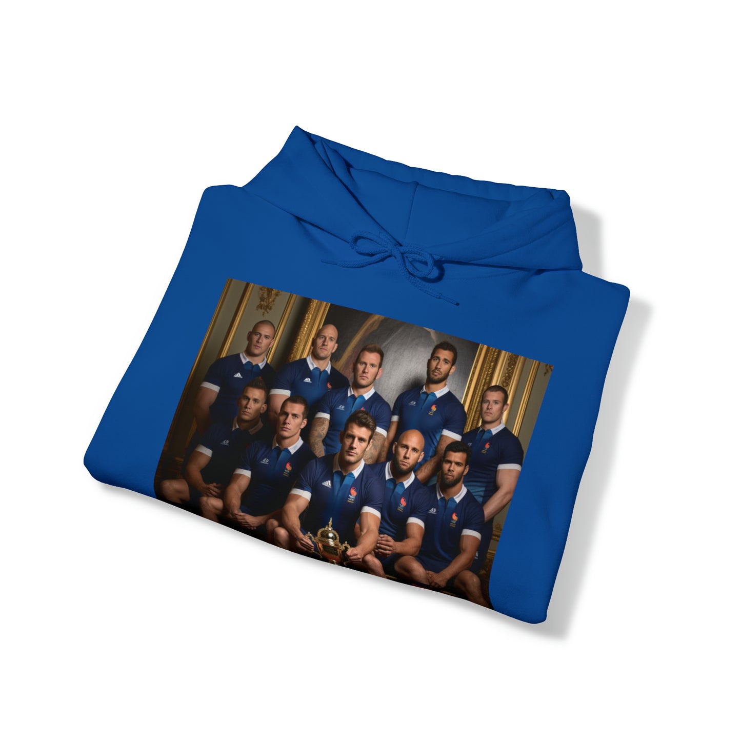 France World Cup Photoshoot - dark hoodies
