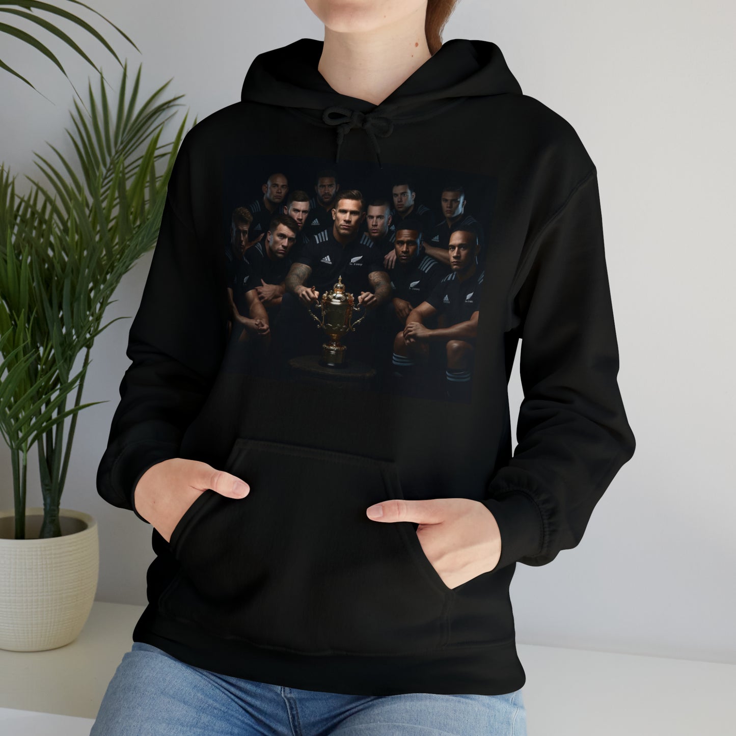 All Blacks Winners Photoshoot - black hoodie