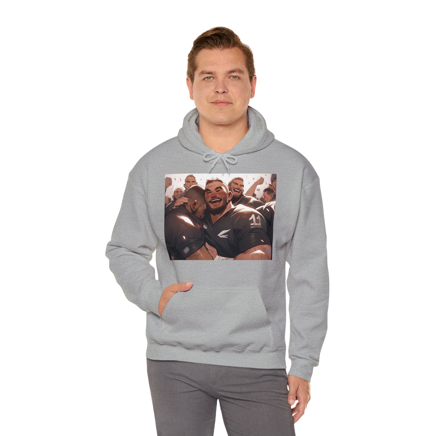 All Blacks Celebrating - light hoodies