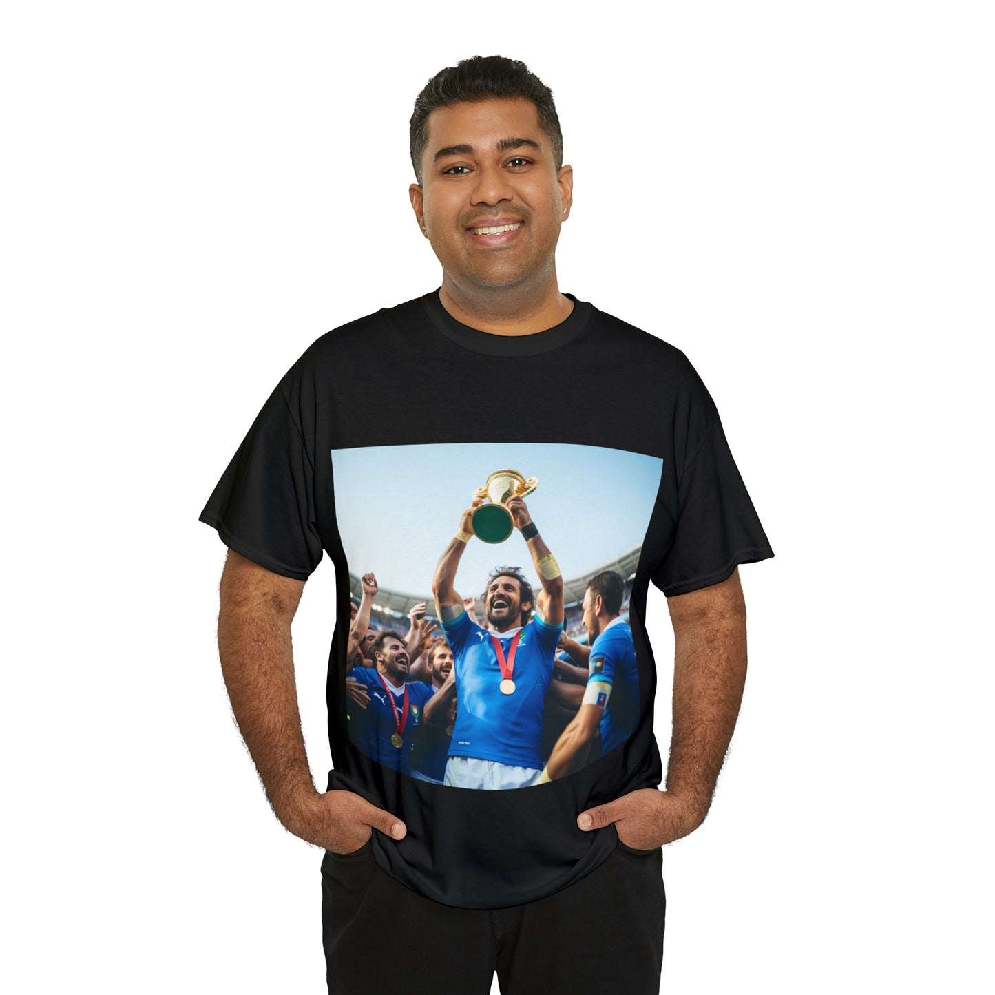 Italy Lifting the RWC - dark shirts