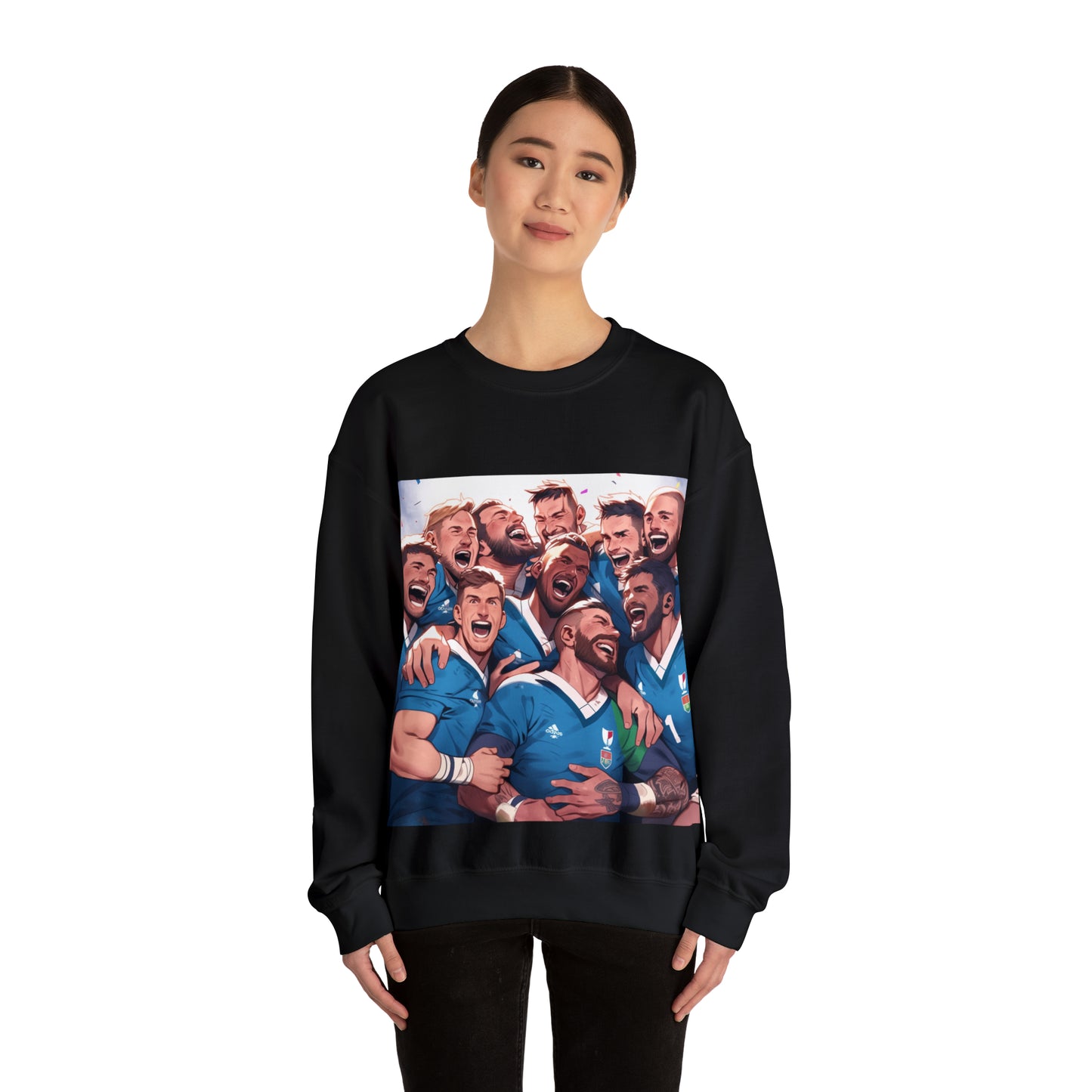 Italy Celebrating - black sweatshirt