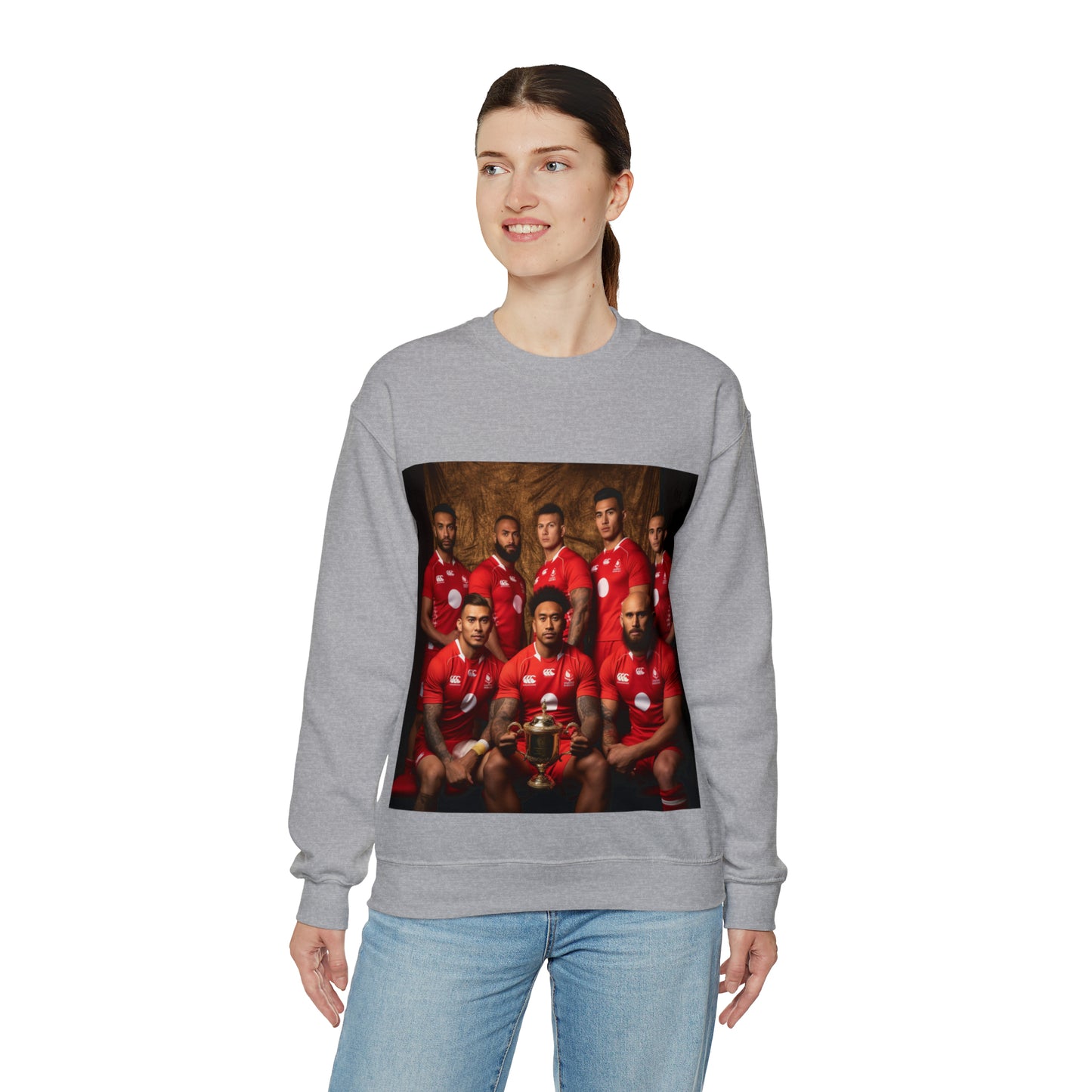 Tonga RWC photoshoot - light sweatshirts