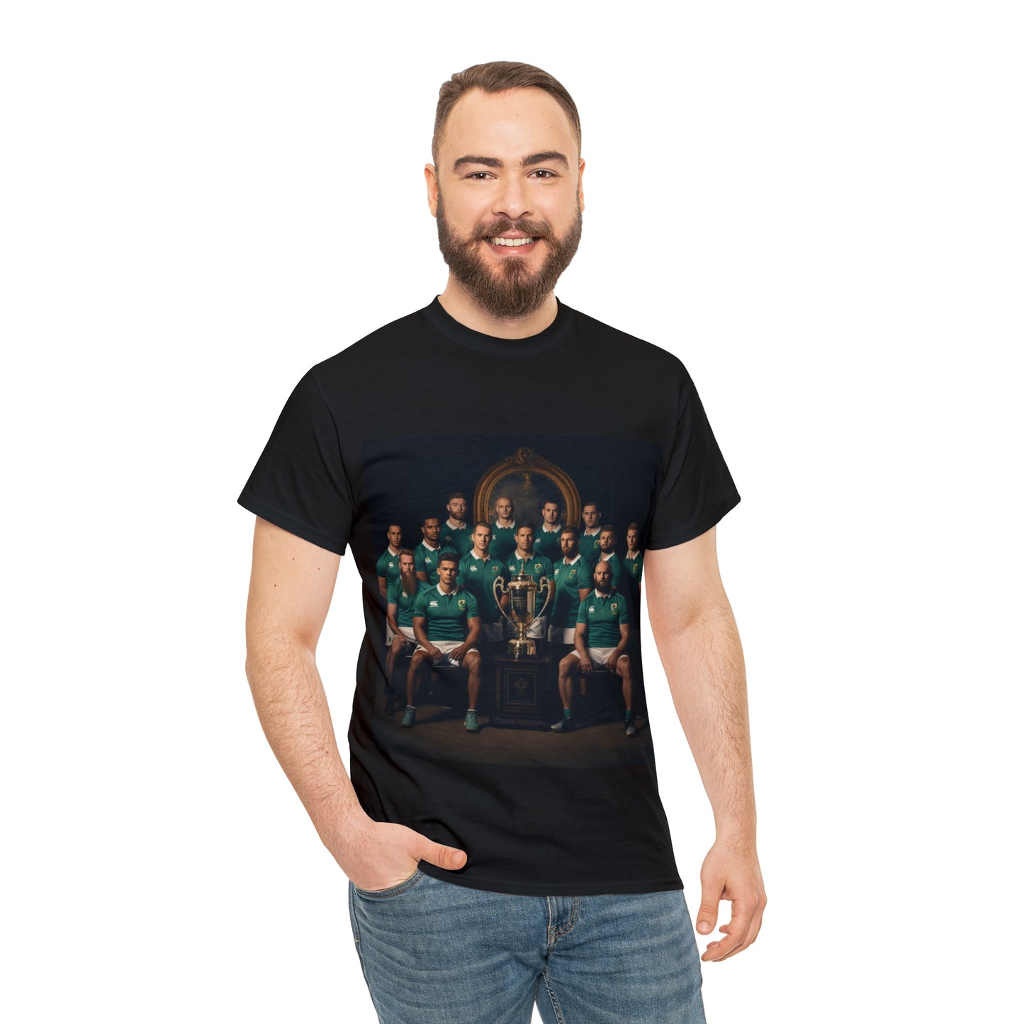 Ireland World Cup photoshoot - dark shirts