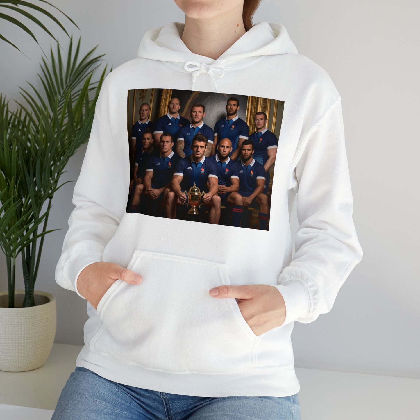 France World Cup Photoshoot - light hoodies