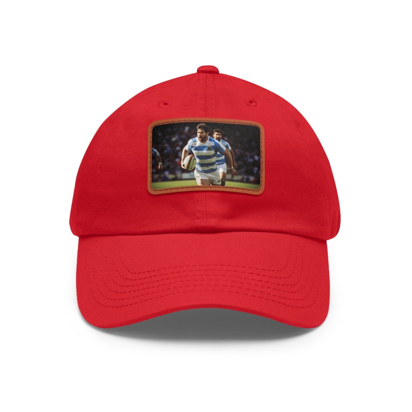Rugby Messi Rectangle Leather Patch Hat