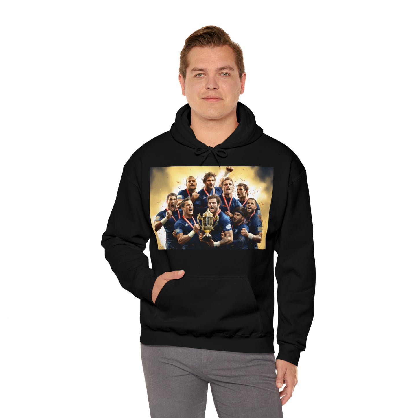 France Winning RWC 2023 - dark hoodies