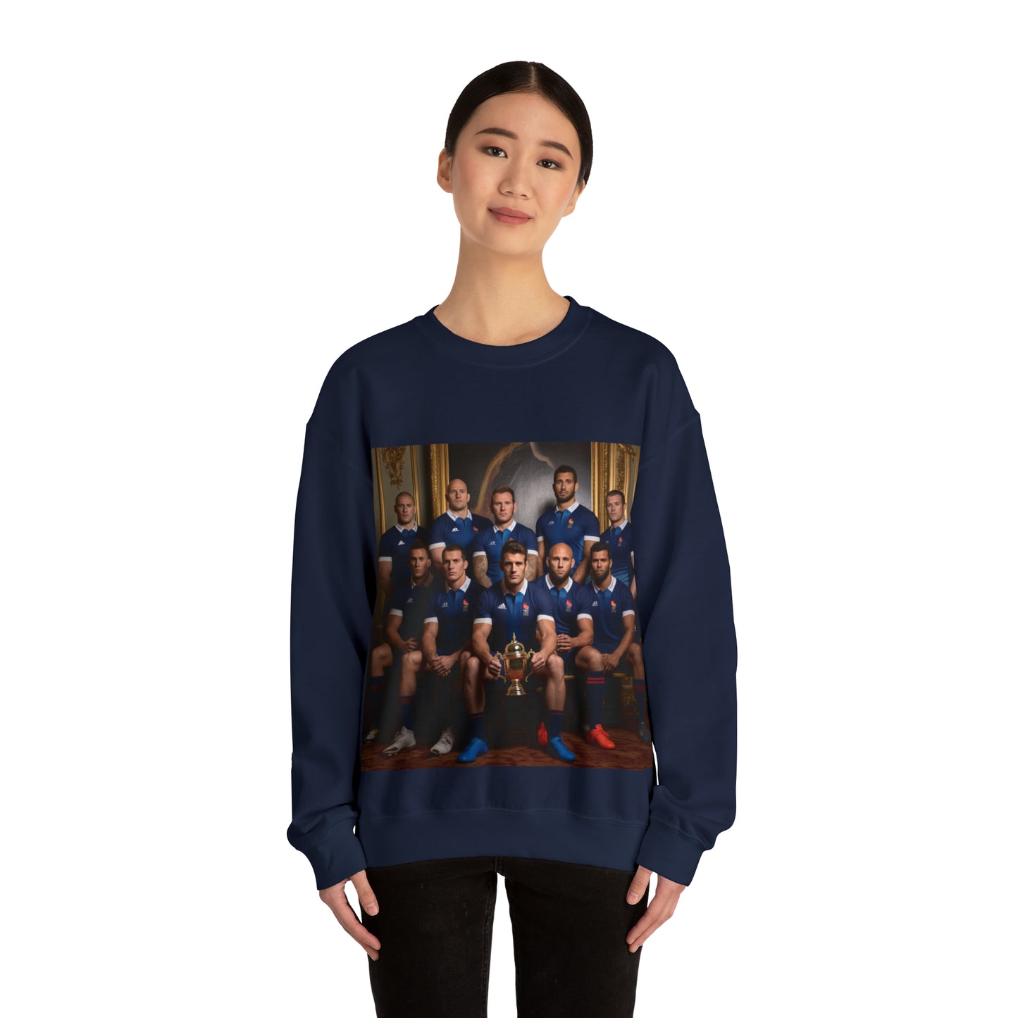France World Cup Photoshoot - dark sweatshirts
