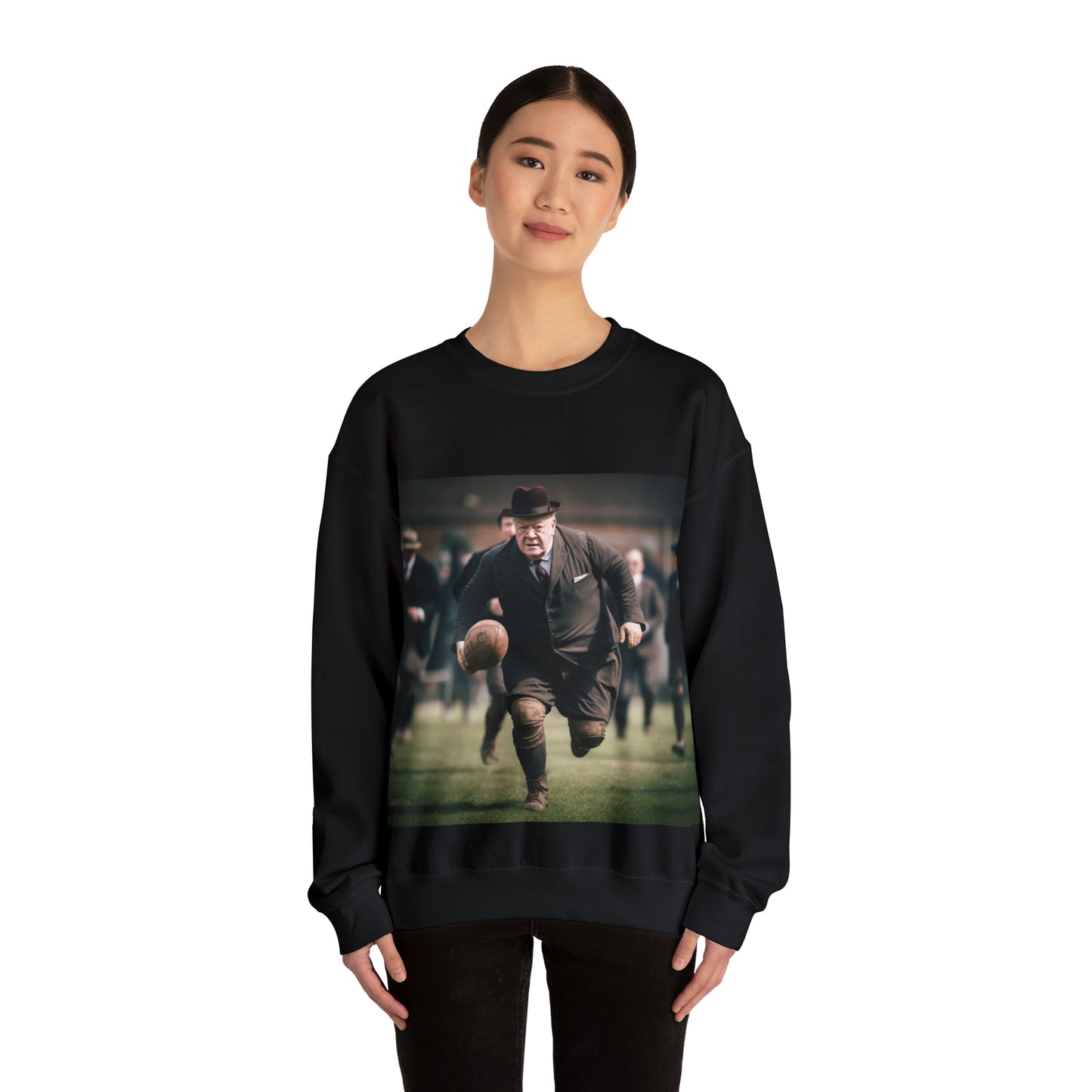 Winston Churchill - black sweatshirt