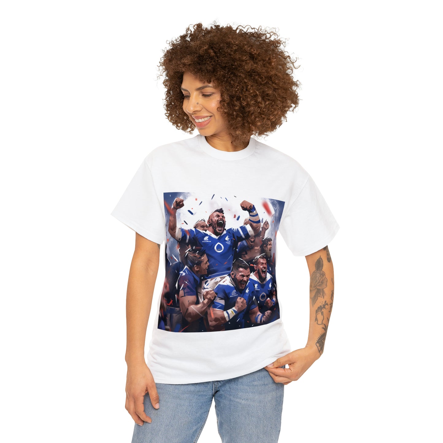 France Celebrating - light shirts