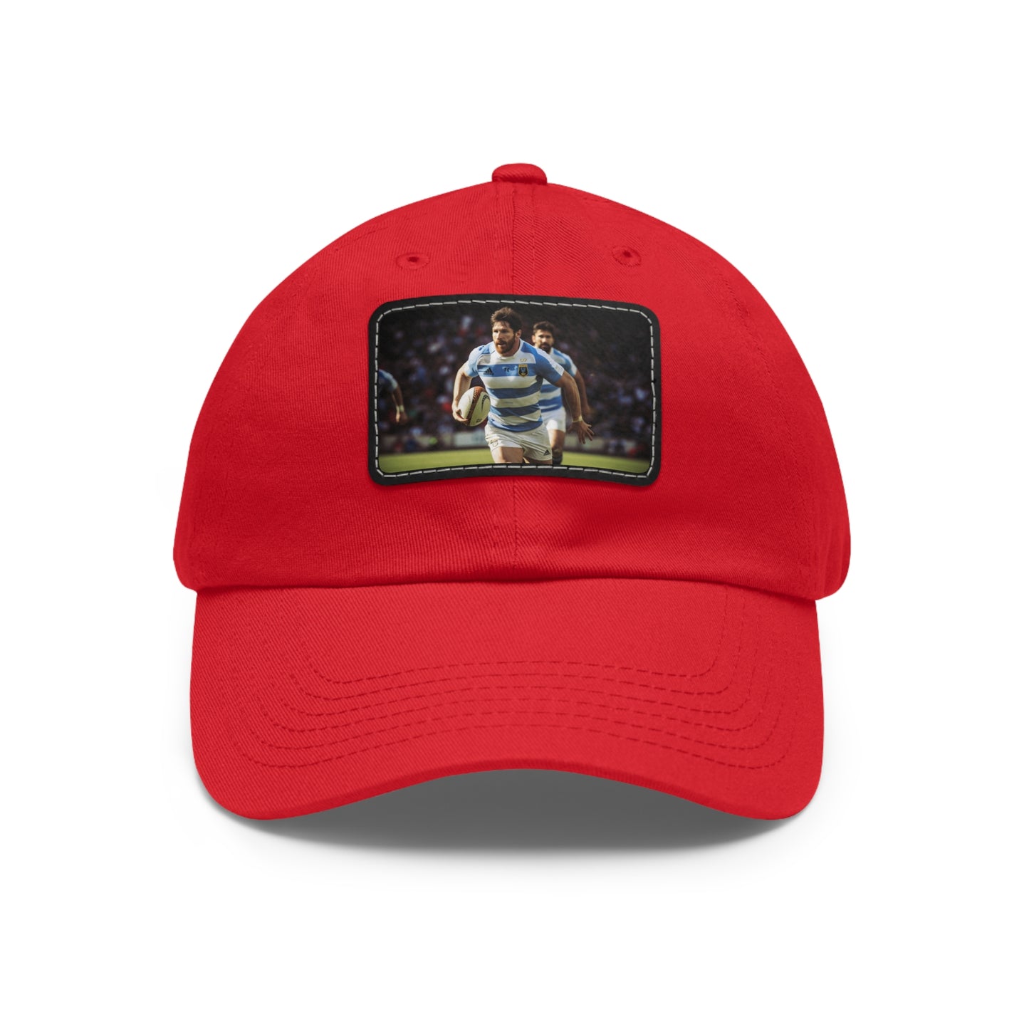 Rugby Messi Rectangle Leather Patch Hat