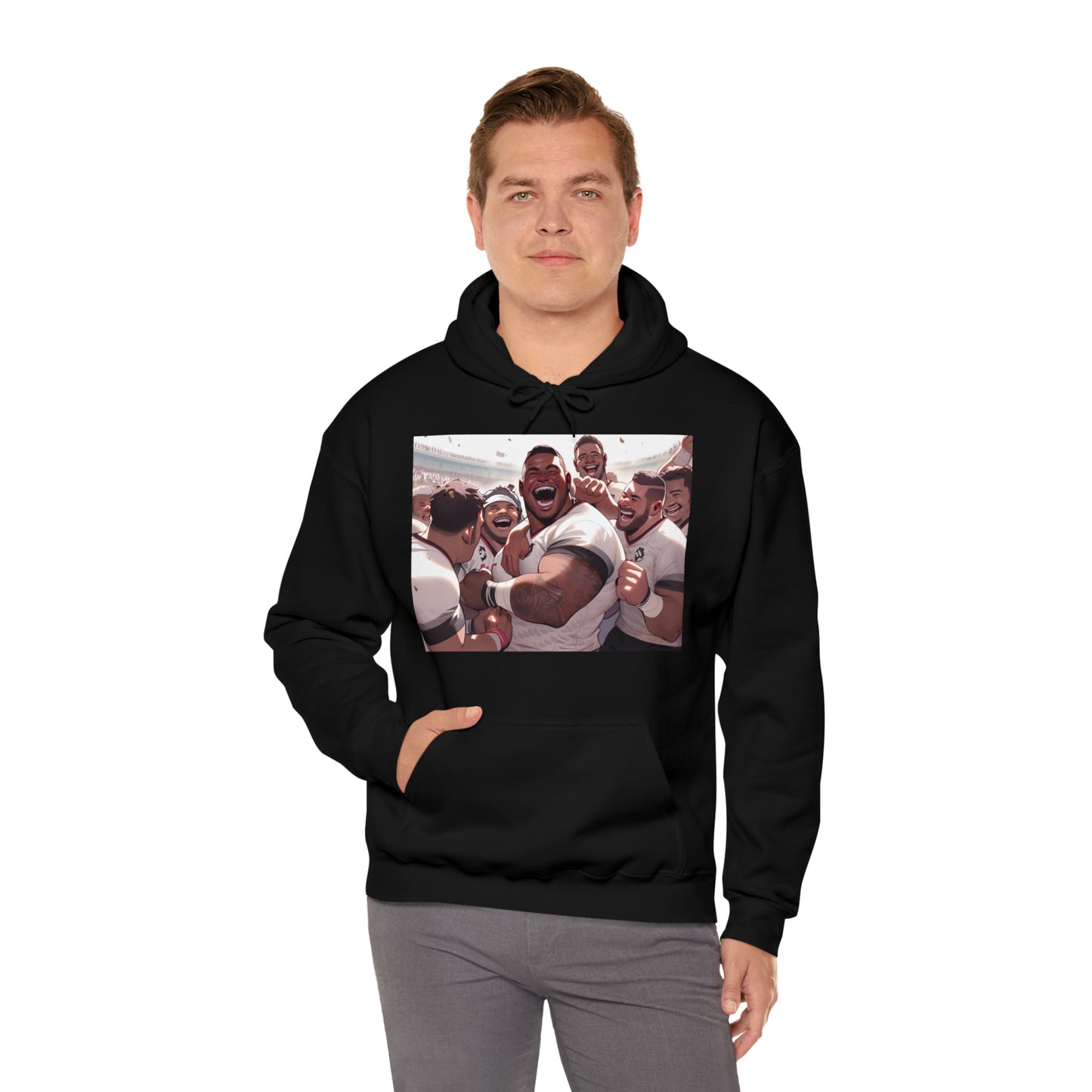Celebrating Fiji - black hoodie