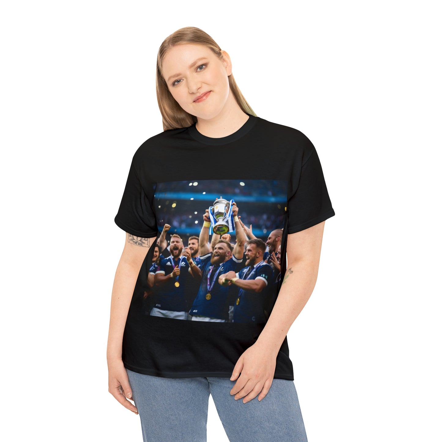 Scotland Winning RWC - dark shirts