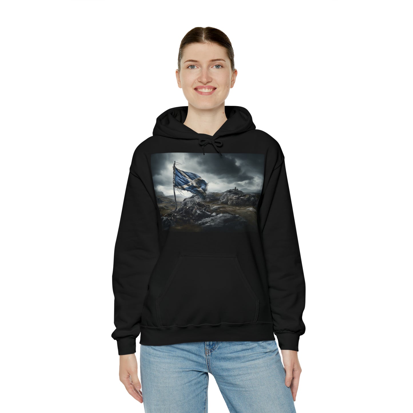 Scottish Flag - dark hoodies