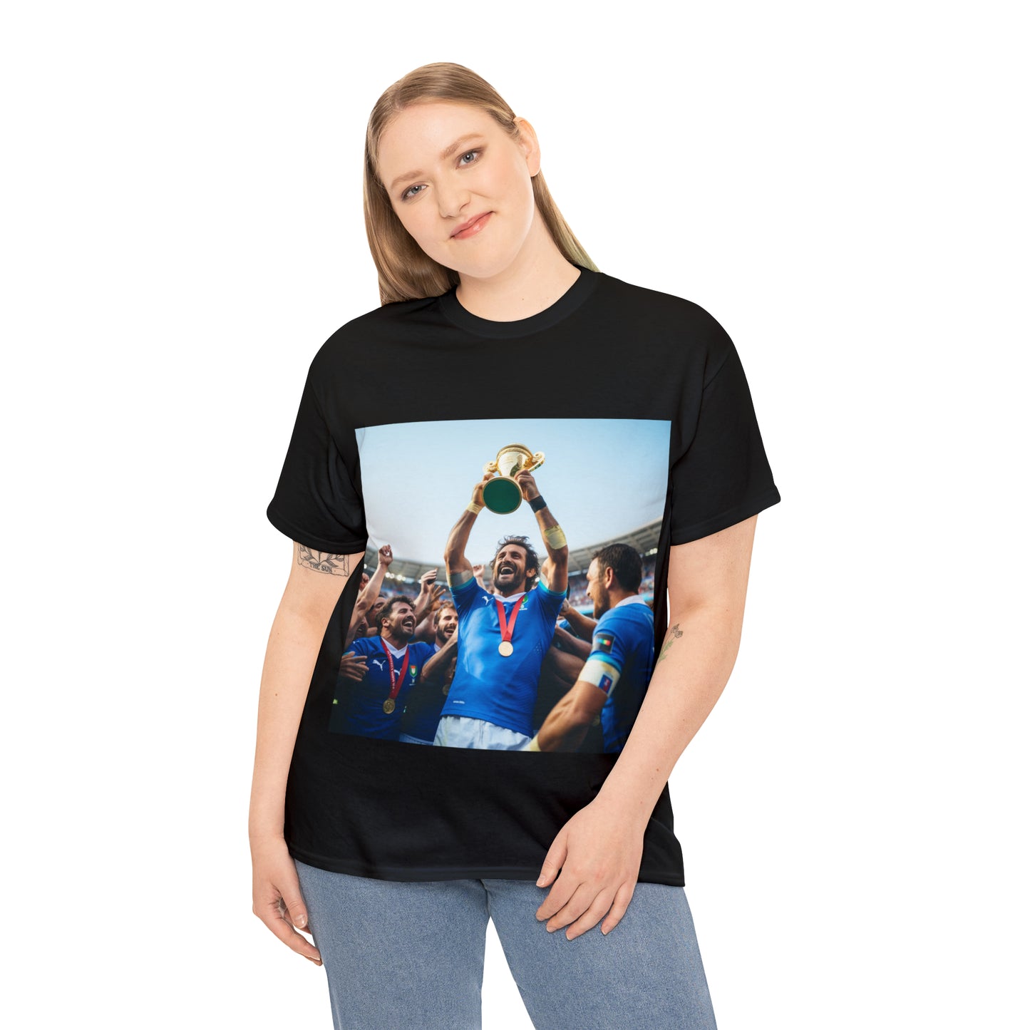 Italy Lifting the RWC - dark shirts