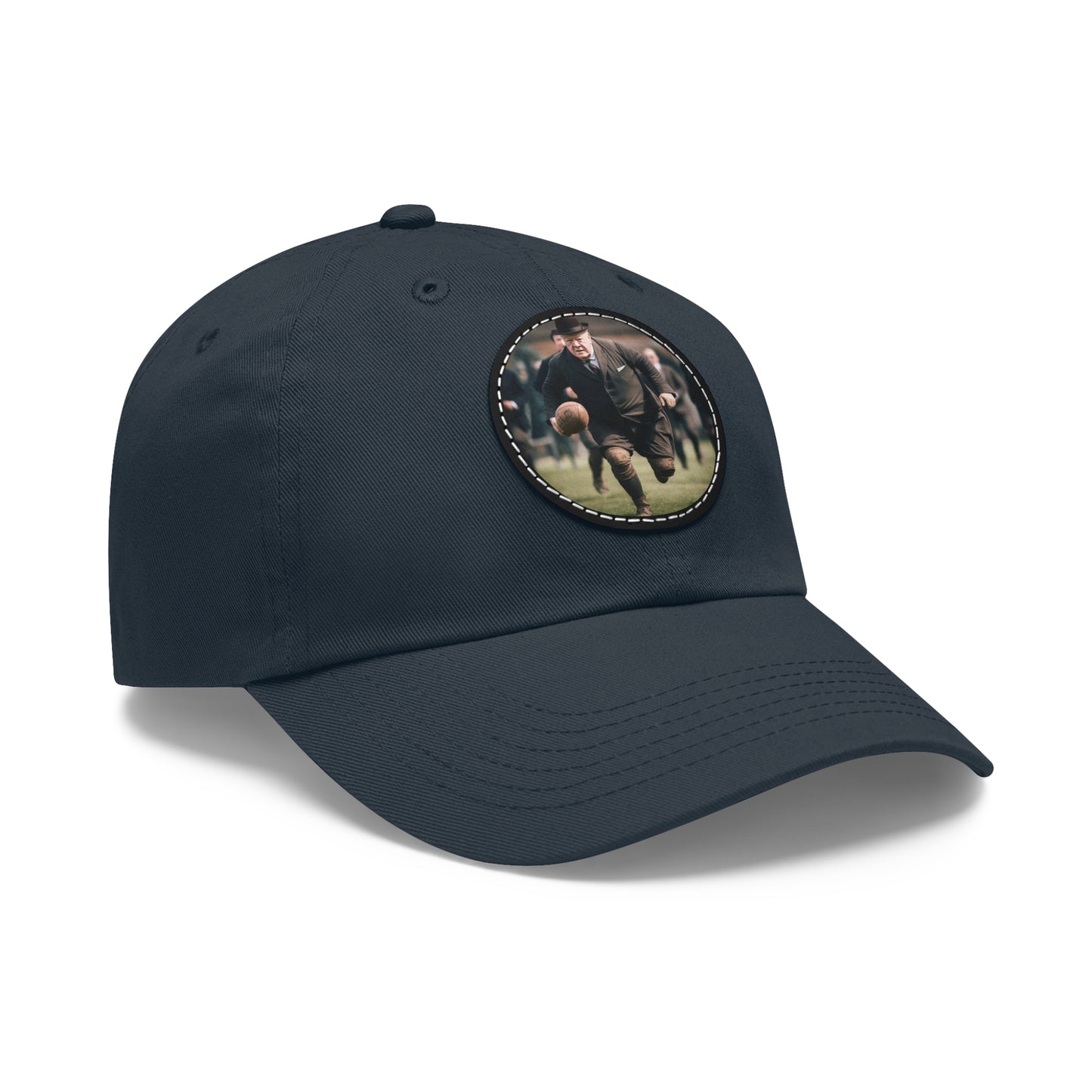 Winston Churchill Round Patch hat