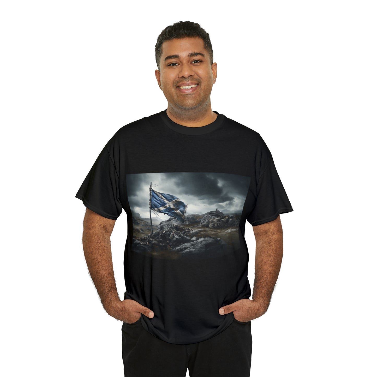 Scottish Flag - dark shirts