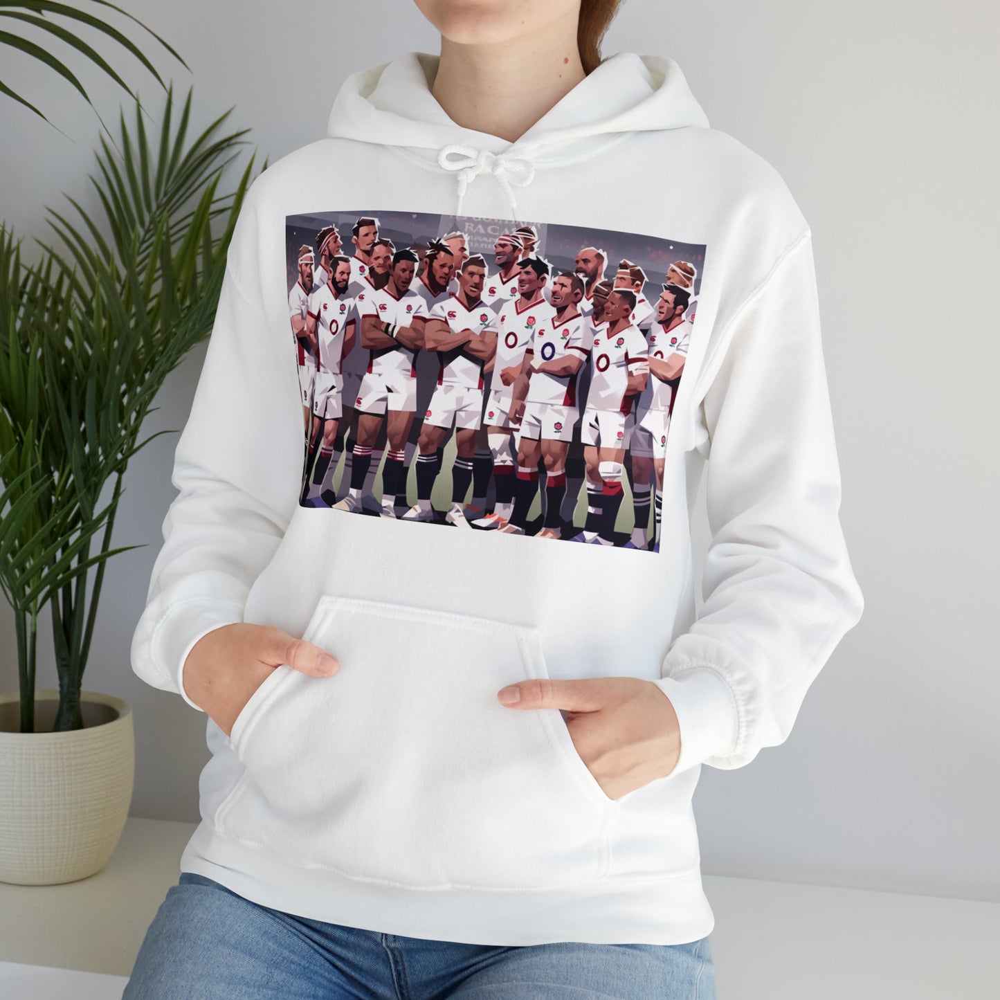 England Full Team - light hoodies