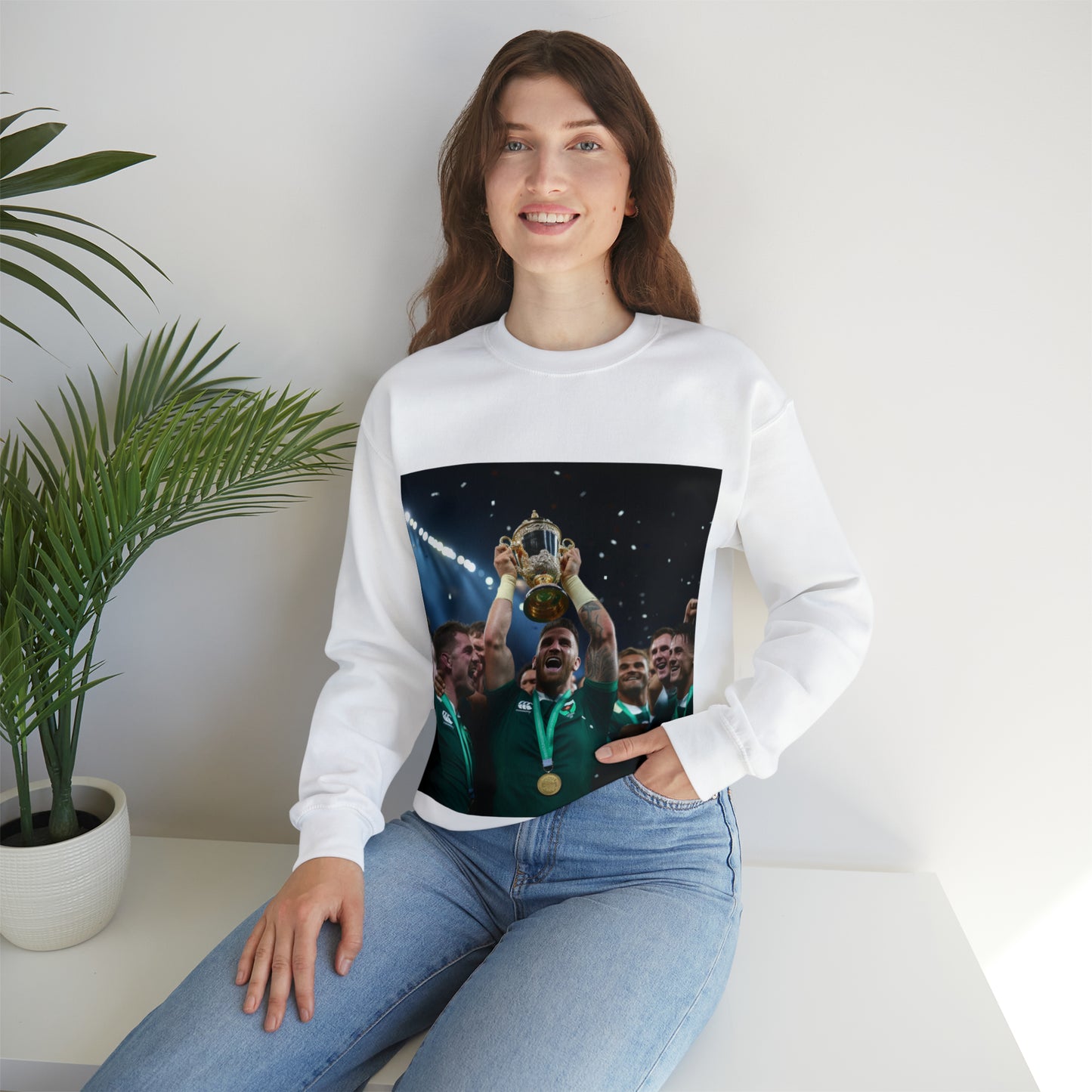Ireland lifting the RWC - light sweatshirts