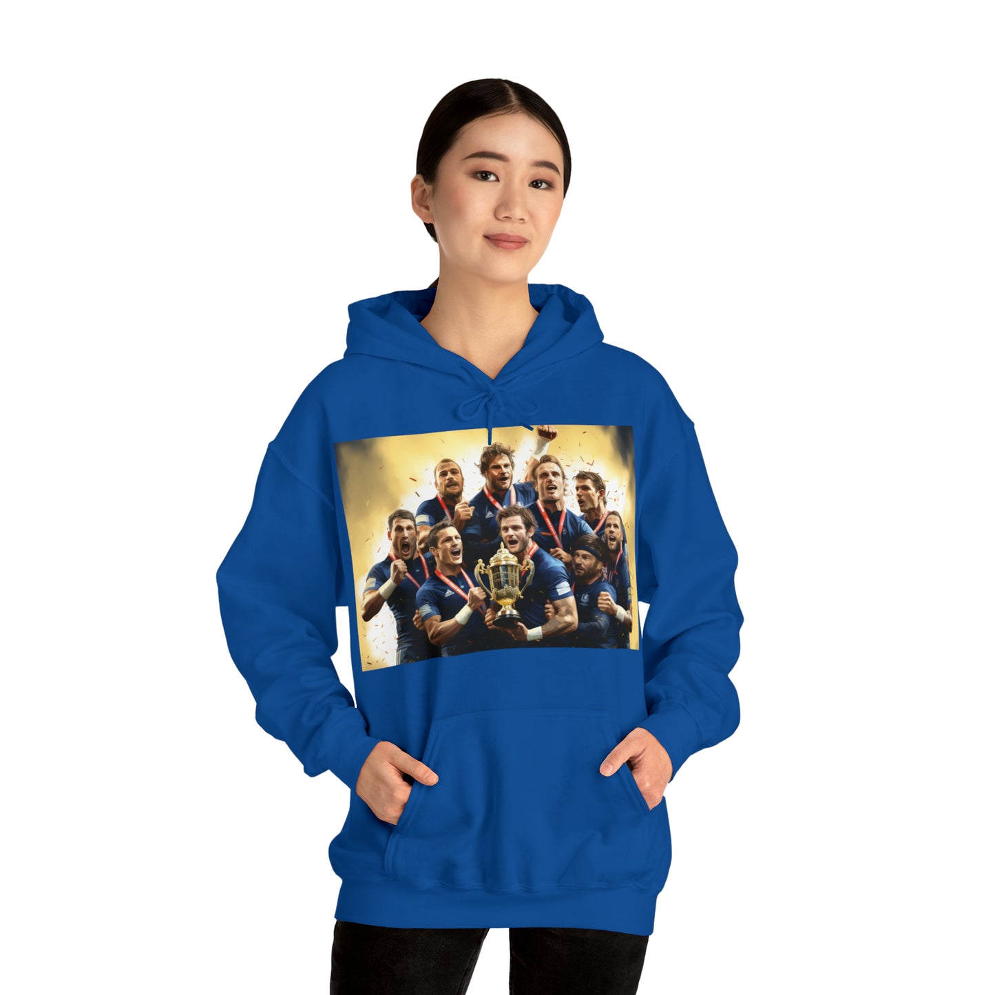 France Winning RWC 2023 - dark hoodies