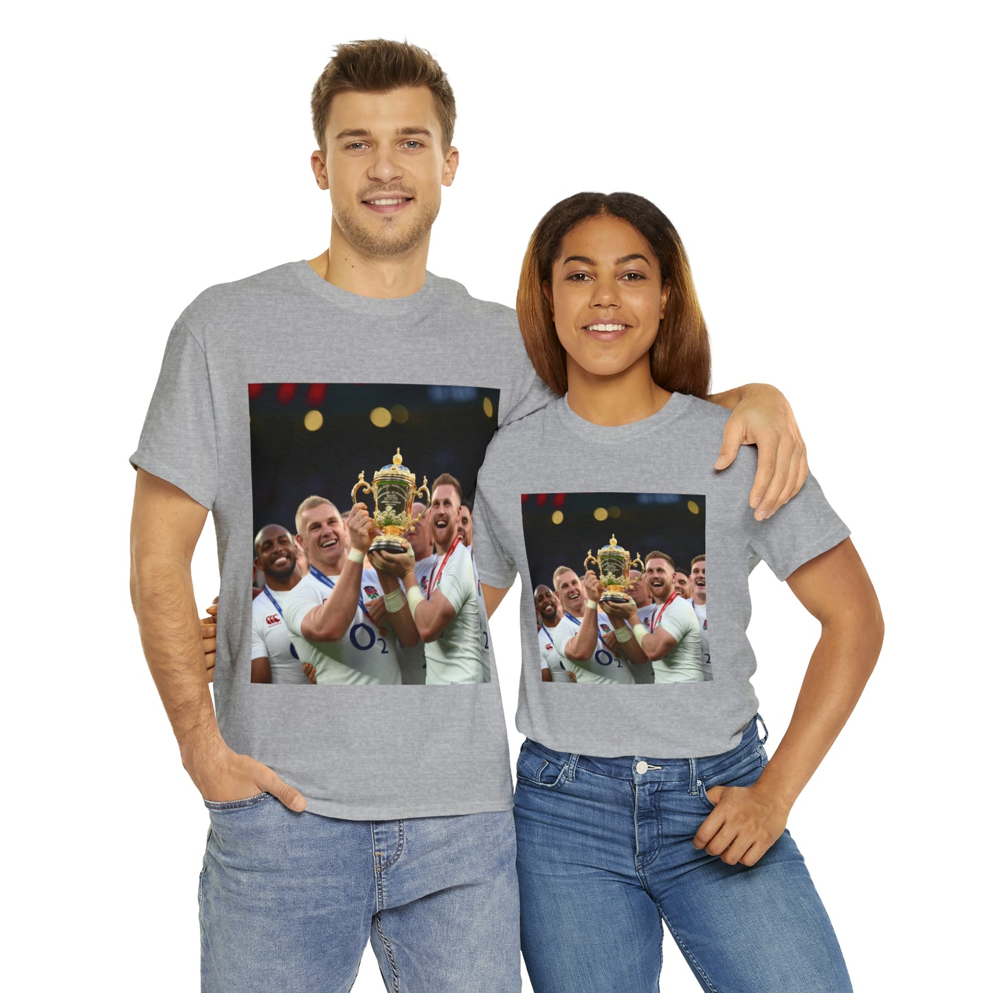 England Celebrating Winning World Cup - light shirts