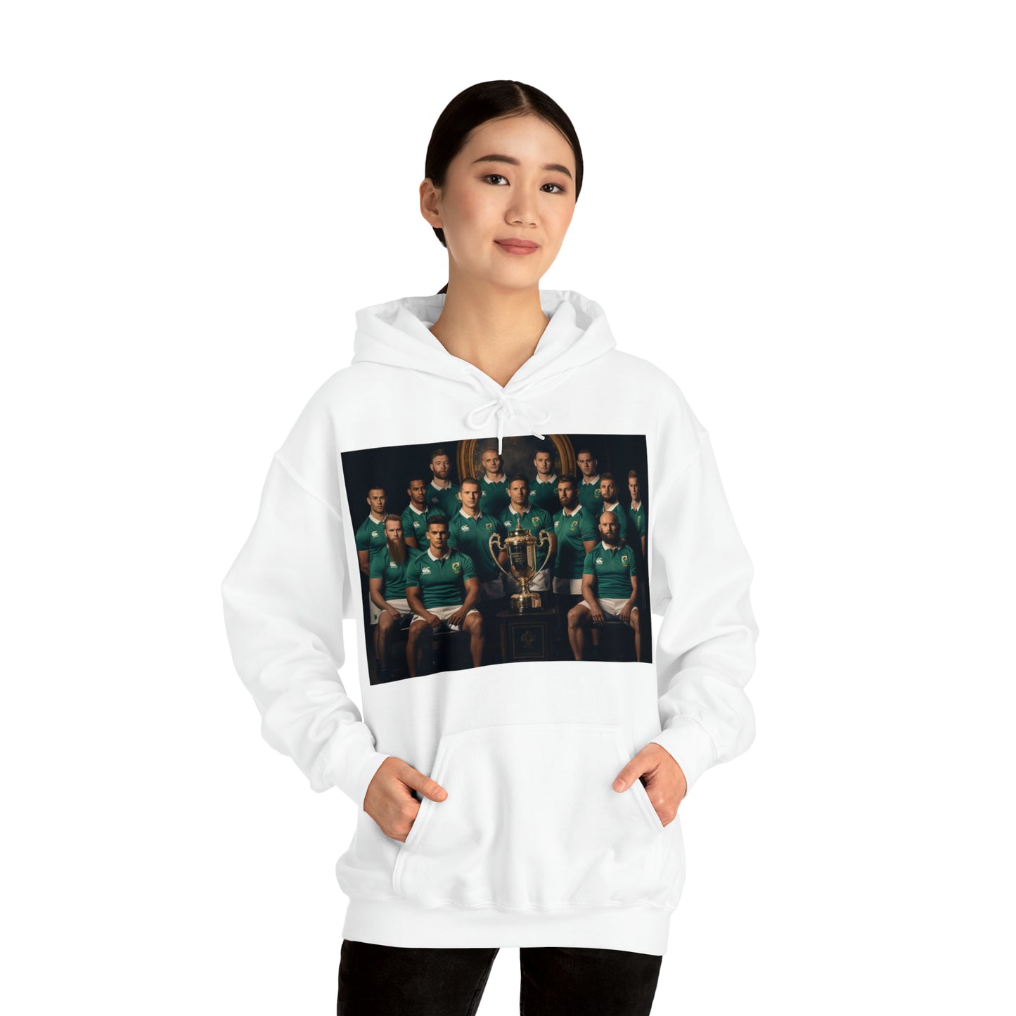 Ireland World Cup photoshoot - light hoodies