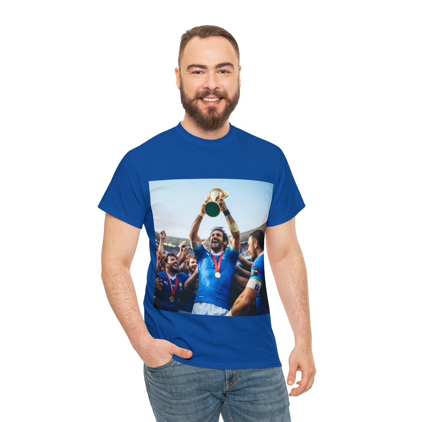 Italy Lifting the RWC - dark shirts