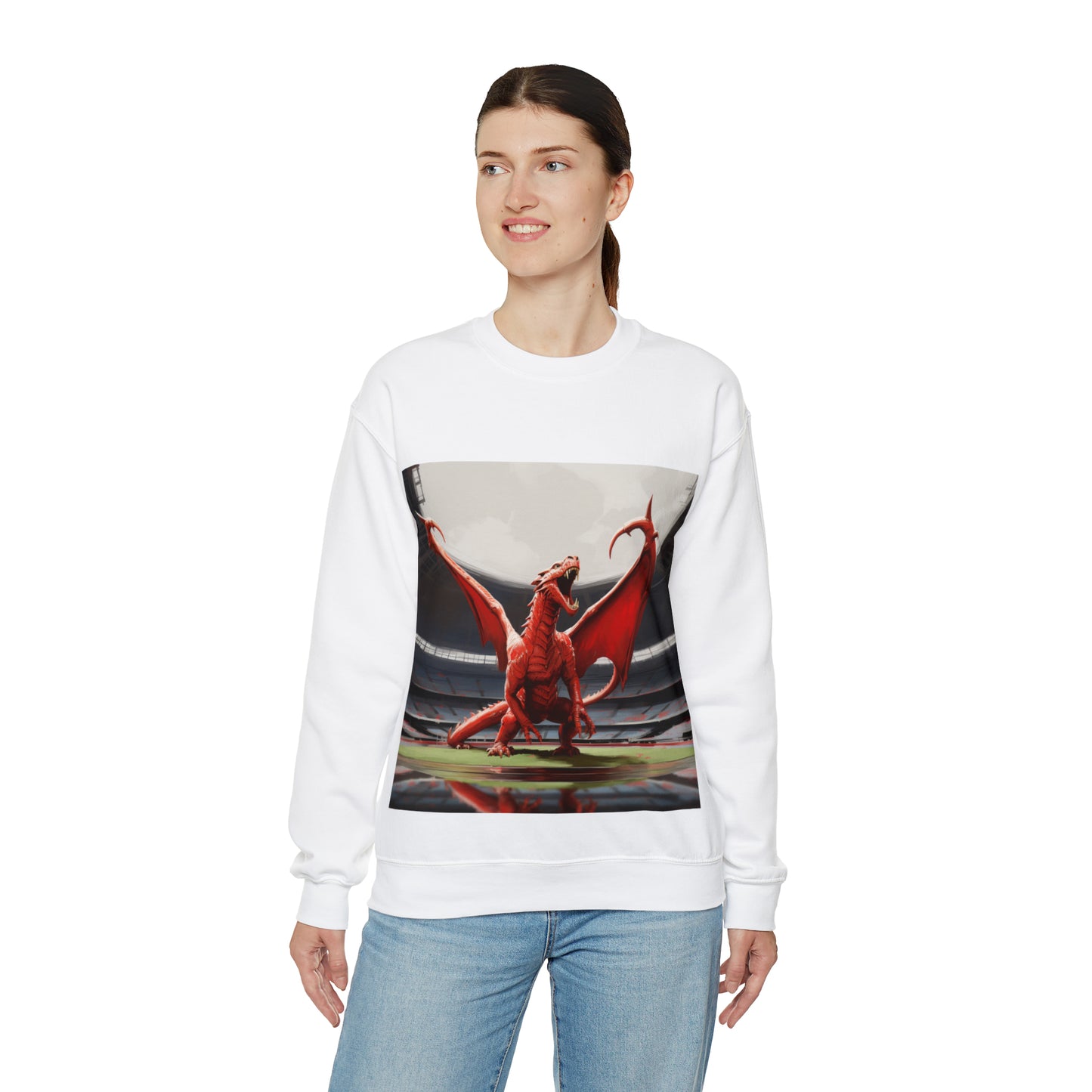 Welsh Dragon - light sweatshirts