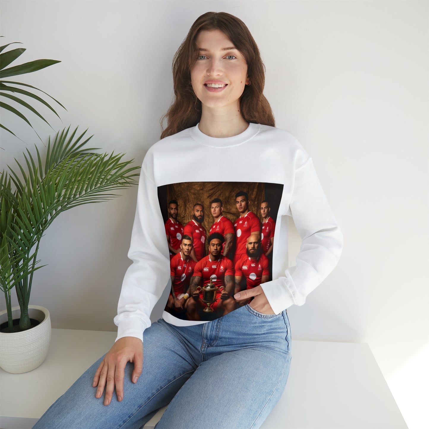Tonga RWC photoshoot - light sweatshirts