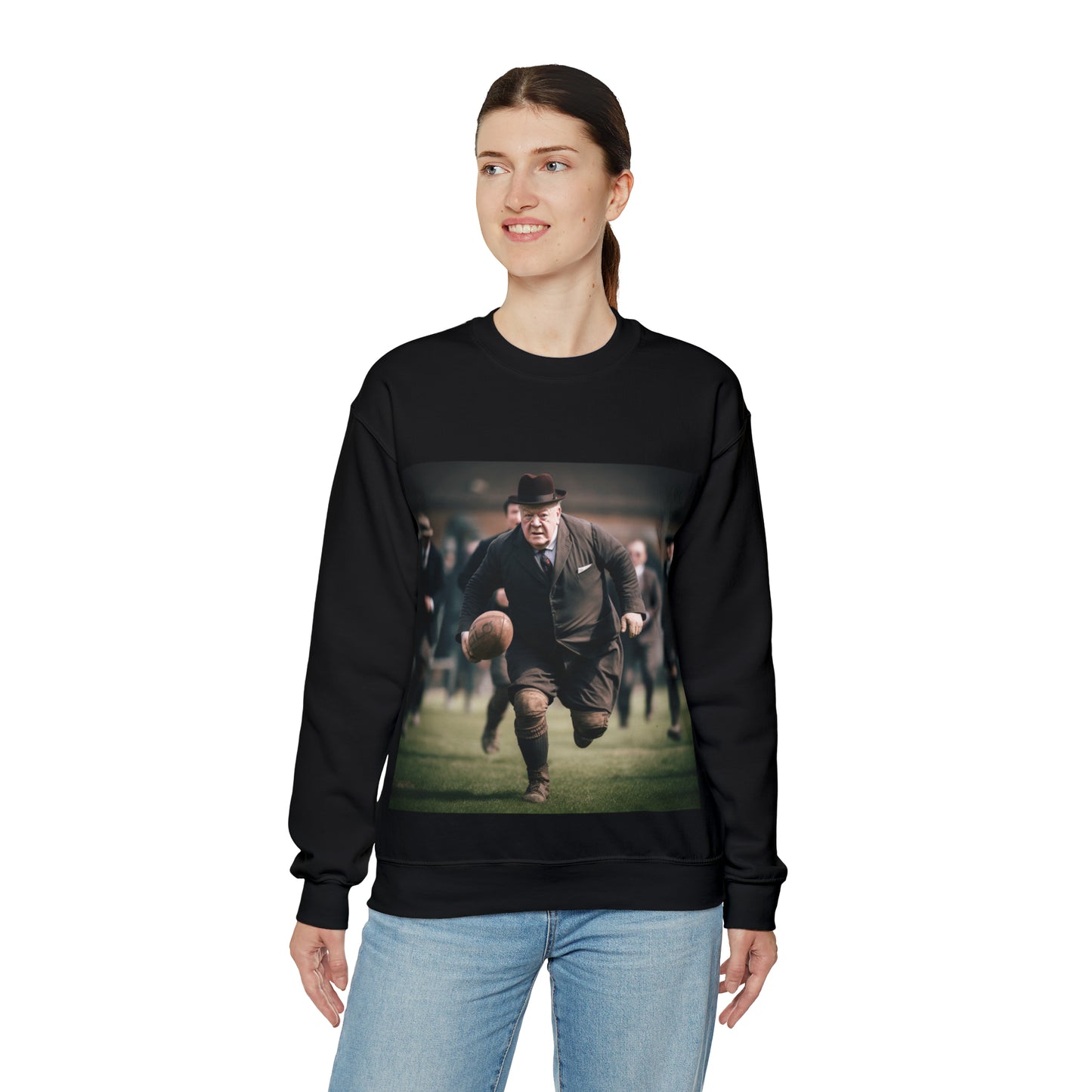 Winston Churchill - black sweatshirt