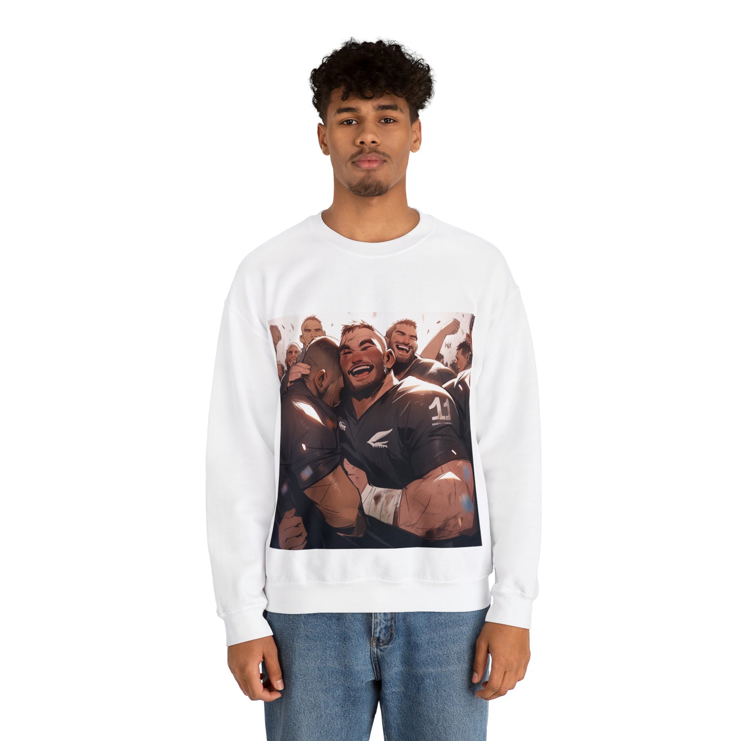 All Blacks Celebrating - light sweatshirts